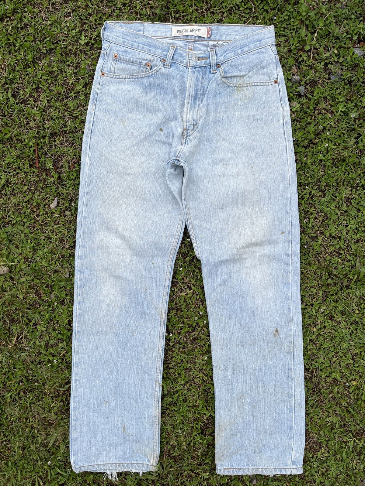 Levi's Vintage Levis 505 Light Wash Jeans - J031 Size US 31 - 1 Thumbnail