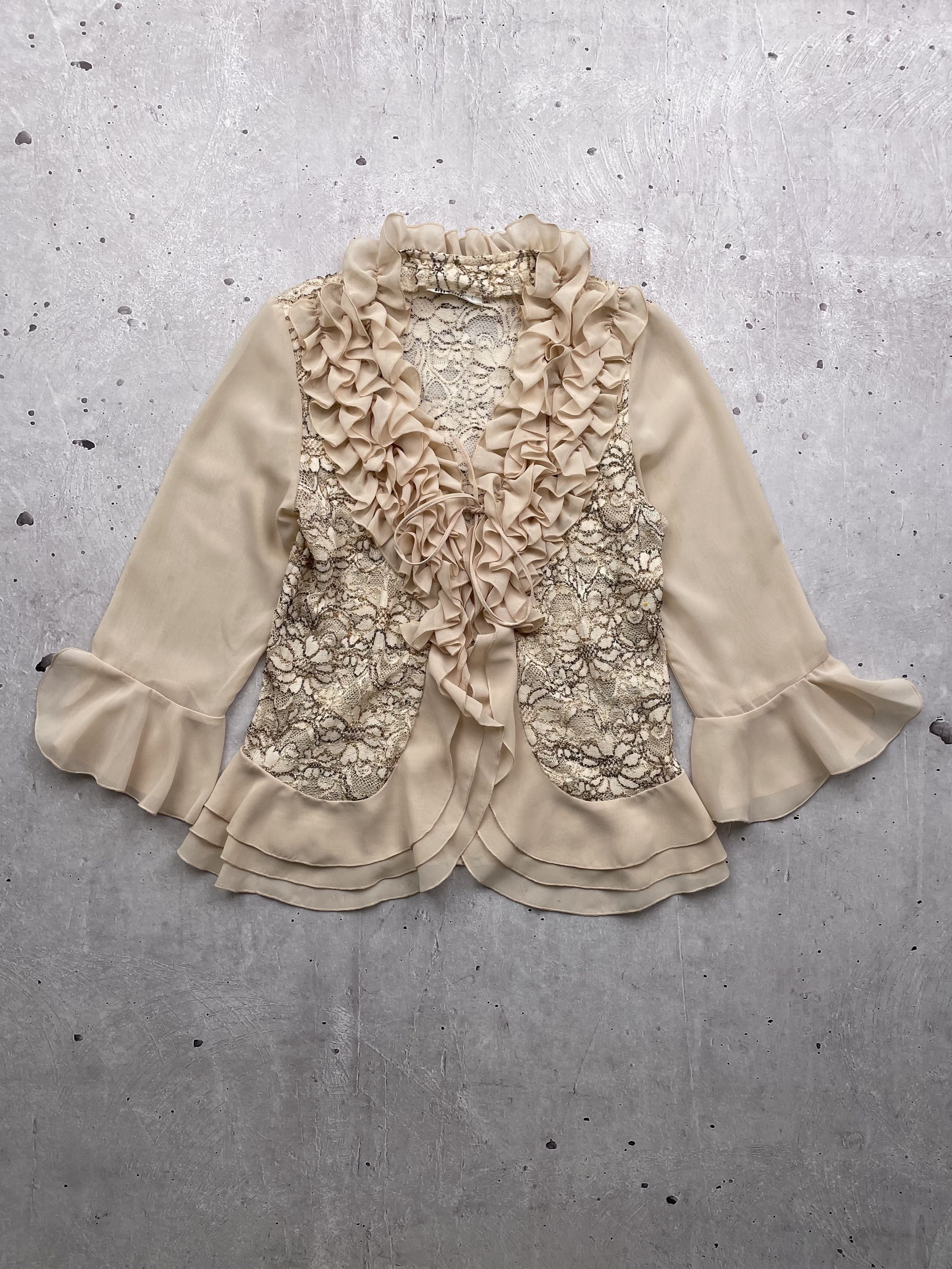 Other Vintage Japanese Mesh Blouse Size M / US 6-8 / IT 42-44 - 1 Thumbnail