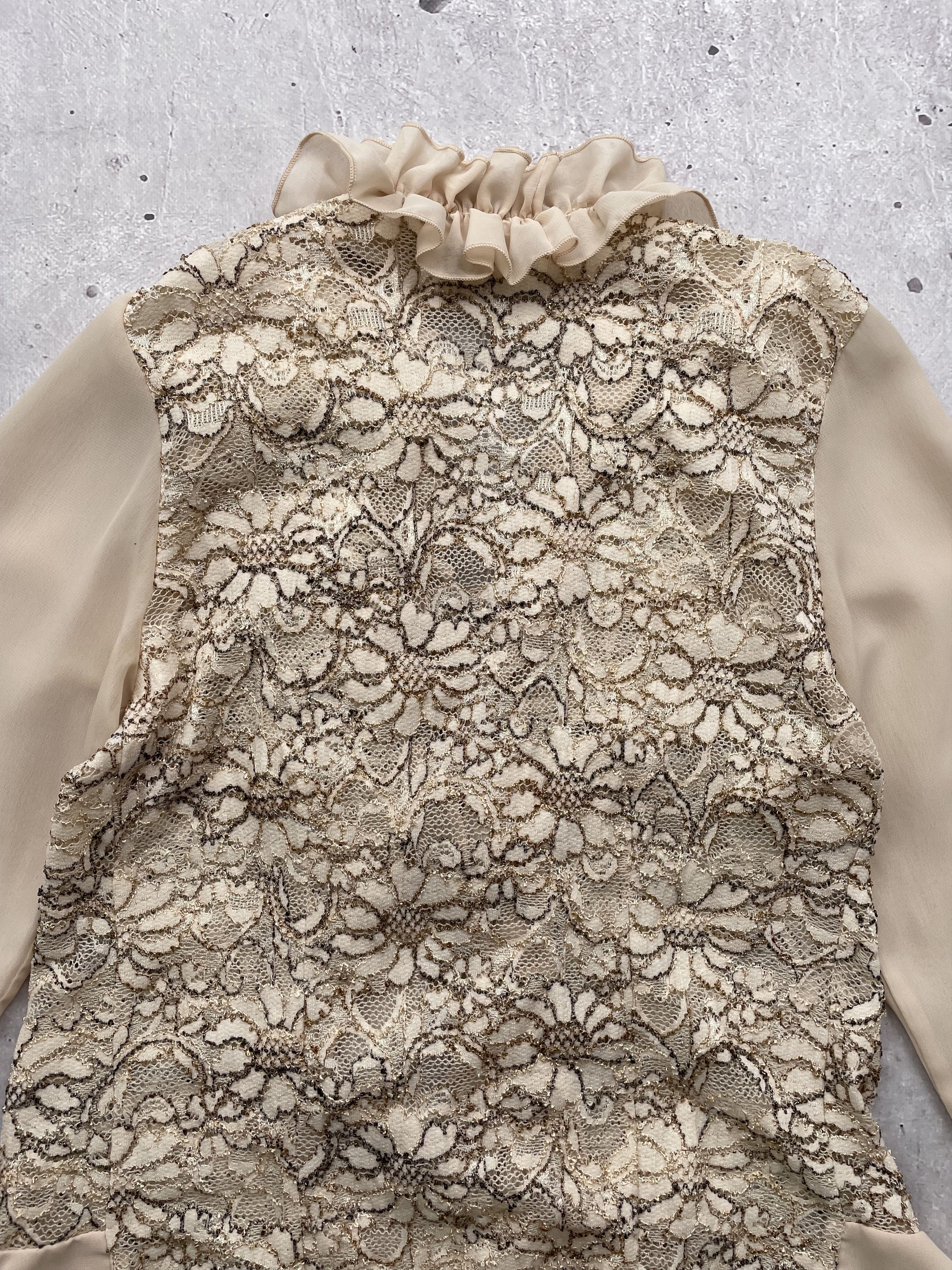 Other Vintage Japanese Mesh Blouse Size M / US 6-8 / IT 42-44 - 6 Thumbnail
