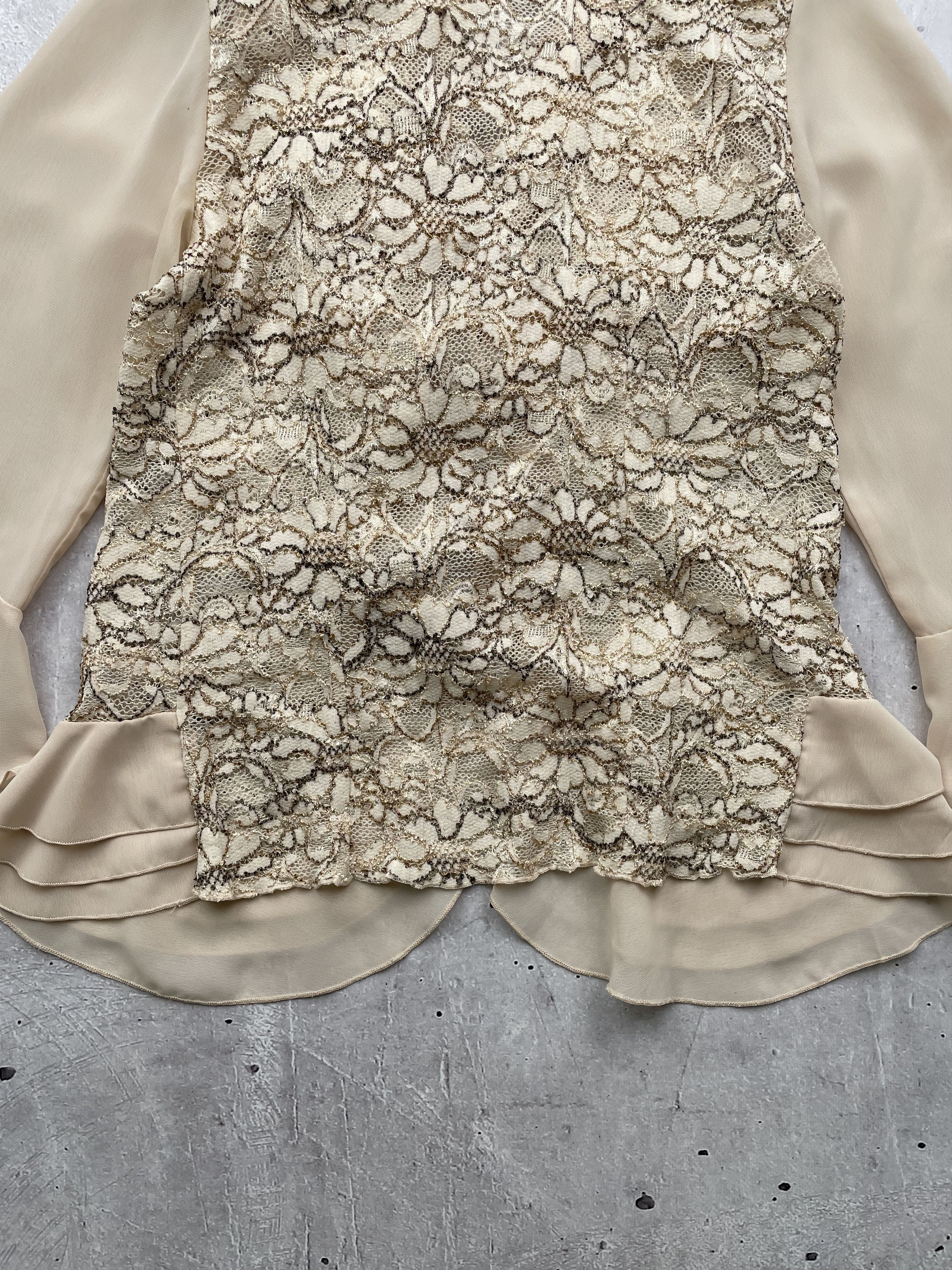 Other Vintage Japanese Mesh Blouse Size M / US 6-8 / IT 42-44 - 7 Thumbnail