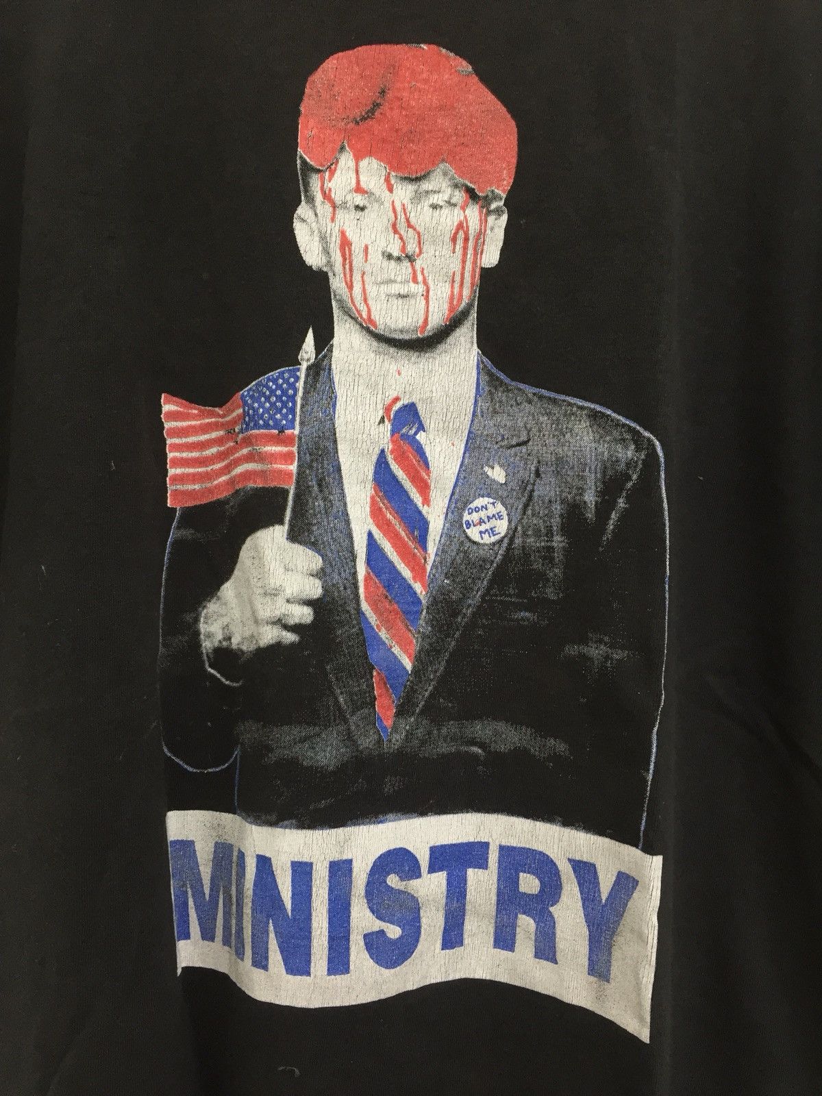Band Tees × Vintage RARE!! VINTAGE MINISTRY SPECIAL GUEST THE YOUNG GODS TSHIRT Size US XL / EU 56 / 4 - 4 Thumbnail