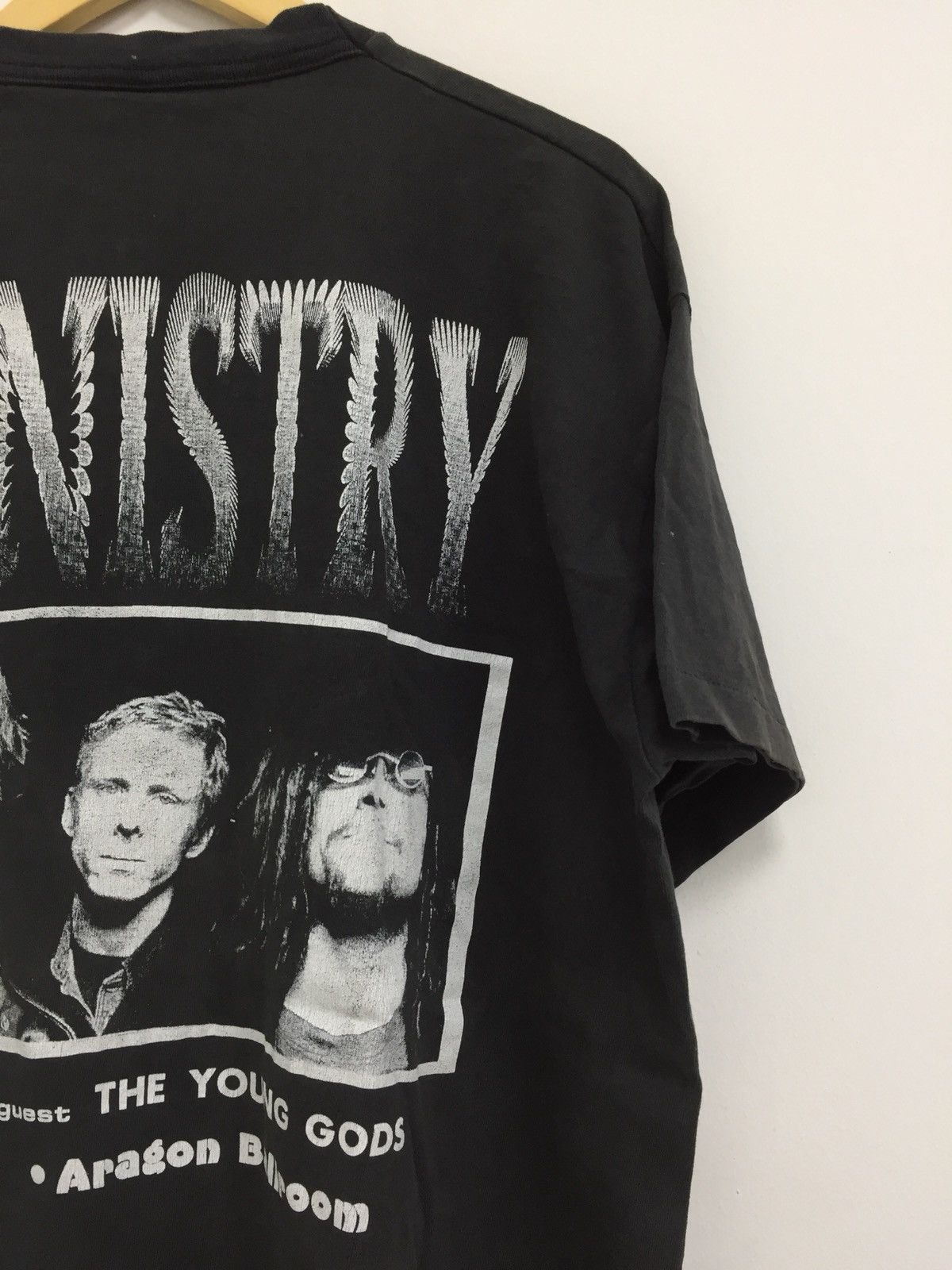 Band Tees × Vintage RARE!! VINTAGE MINISTRY SPECIAL GUEST THE YOUNG GODS TSHIRT Size US XL / EU 56 / 4 - 6 Thumbnail