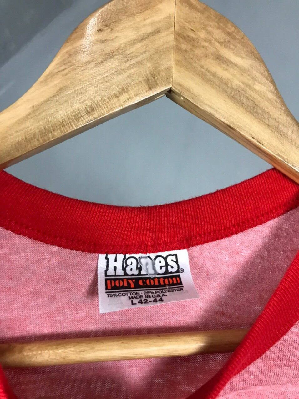 Hanes × Vintage Hanes USA vintage streetwear tee Size US L / EU 52-54 / 3 - 3 Thumbnail