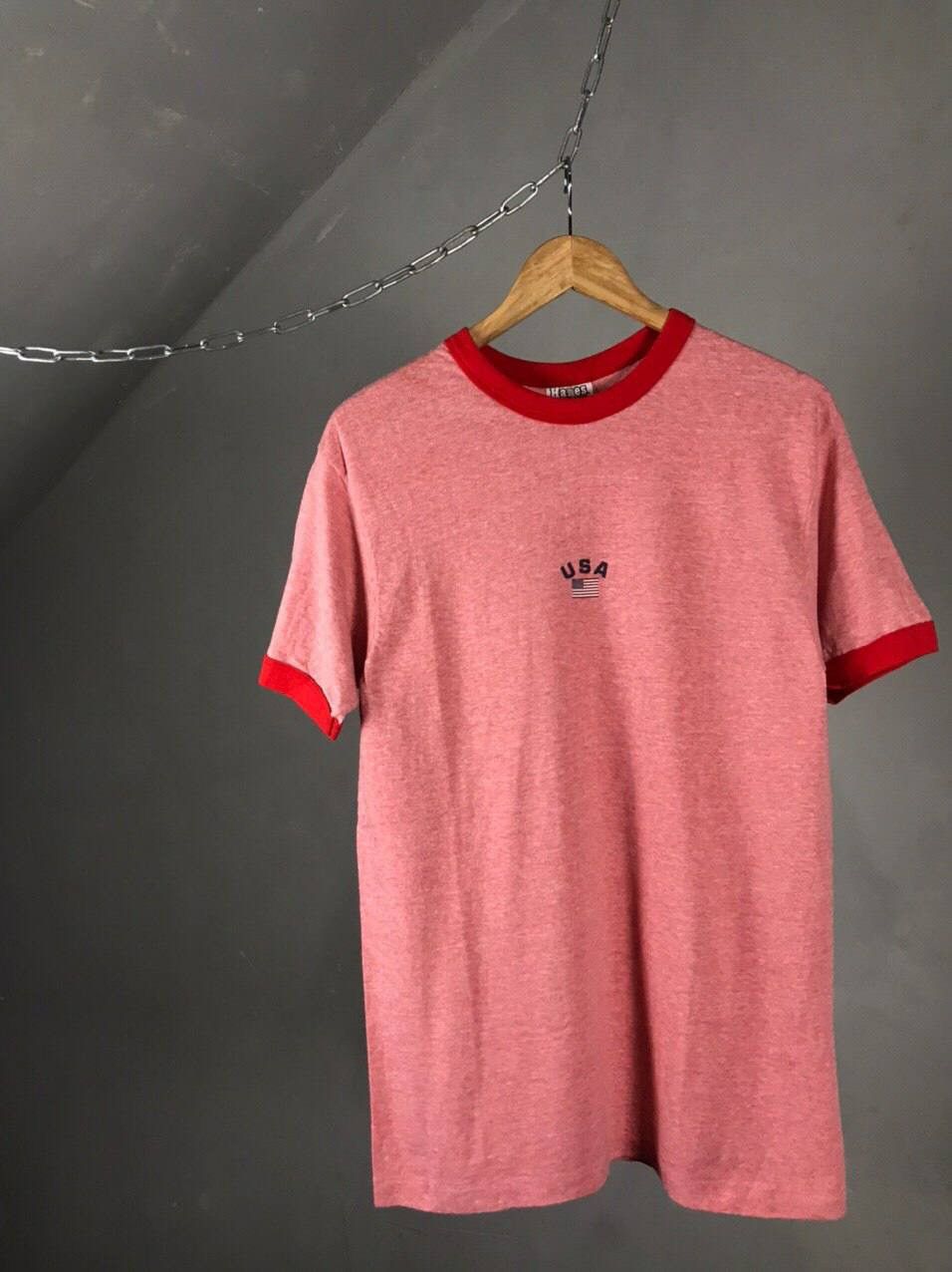 Hanes × Vintage Hanes USA vintage streetwear tee Size US L / EU 52-54 / 3 - 1 Thumbnail