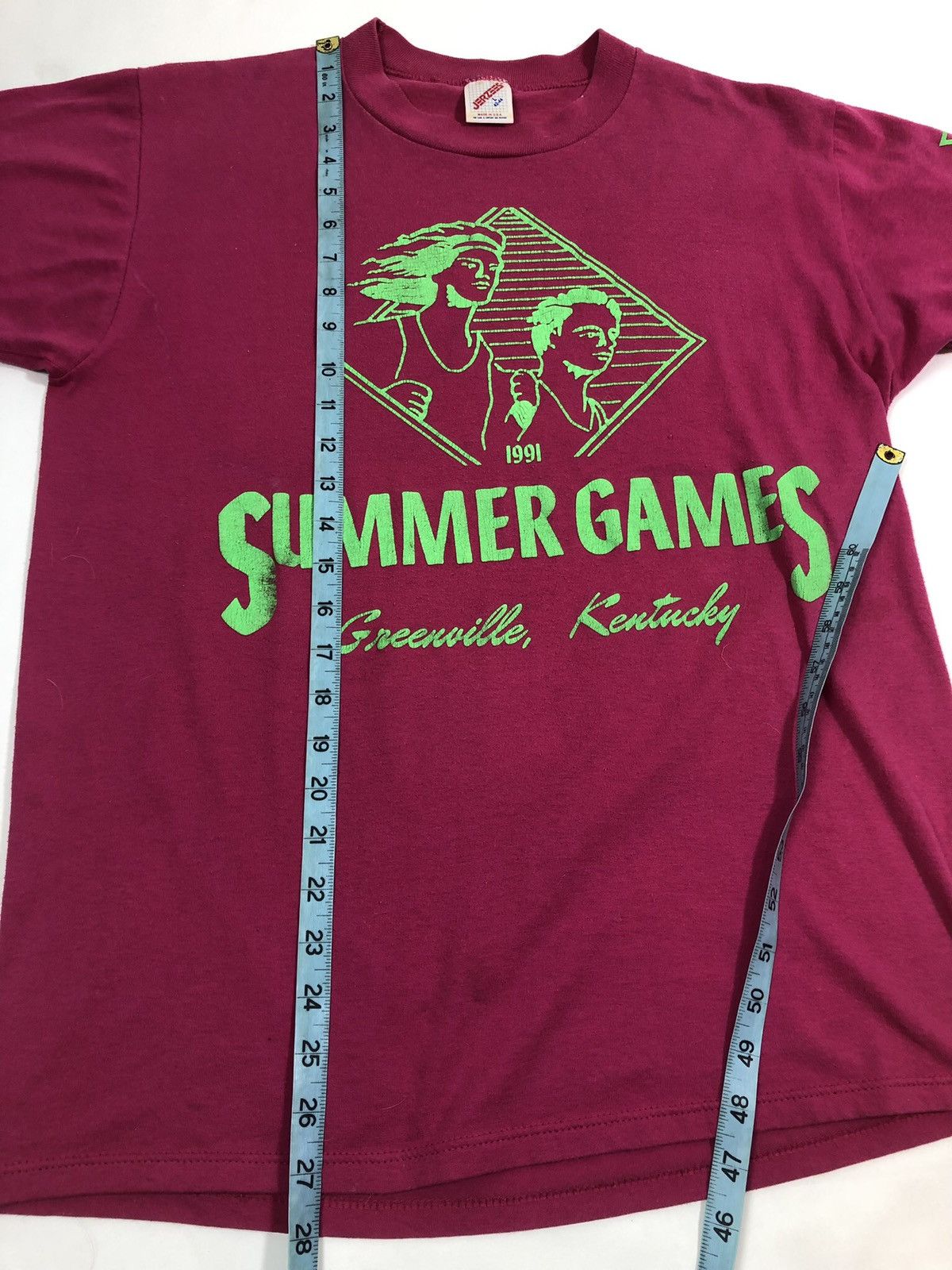 Vintage Vintage 90s Kentucky Summer Games Vaporwave T-Shirt Size US S / EU 44-46 / 1 - 8 Thumbnail