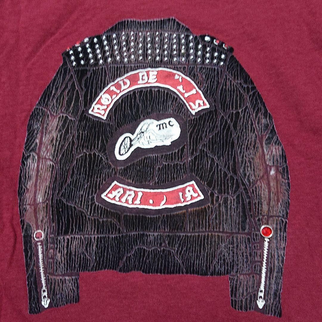 Kapital "TOO BAD TOO LOUD" Distressed Biker Long Sleeve Tee Size US M / EU 48-50 / 2 - 7 Thumbnail