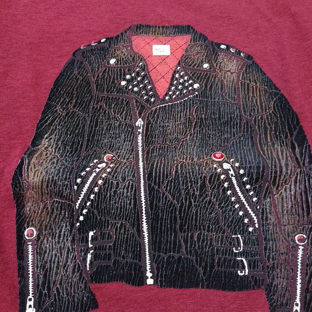 Kapital "TOO BAD TOO LOUD" Distressed Biker Long Sleeve Tee Size US M / EU 48-50 / 2 - 4 Thumbnail