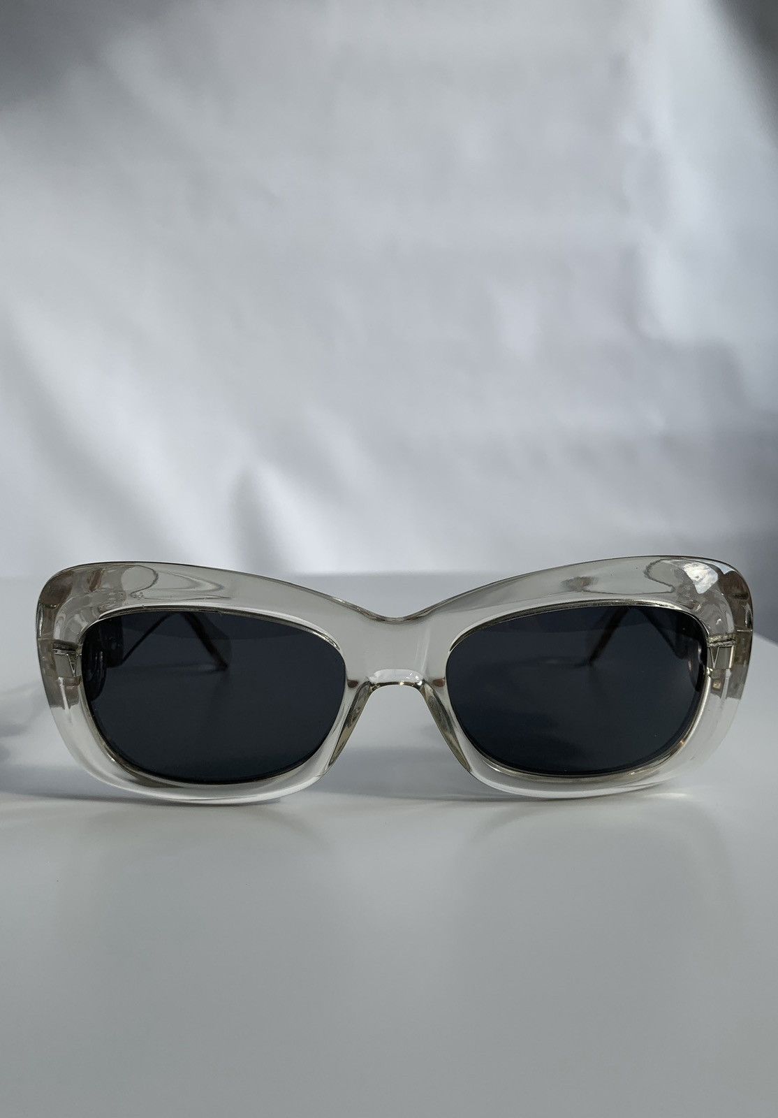 Versace Vintage Versace Transparent Double Medusa Sunglasses MOD.417 Size ONE SIZE - 9 Thumbnail