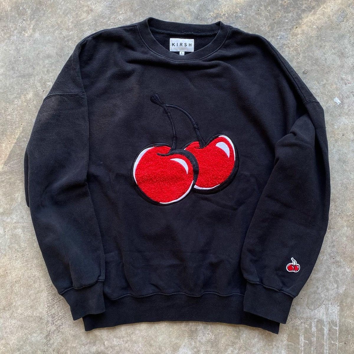 Other Kirsh Big Cherry Sweatshirt Size ONE SIZE - 3 Thumbnail