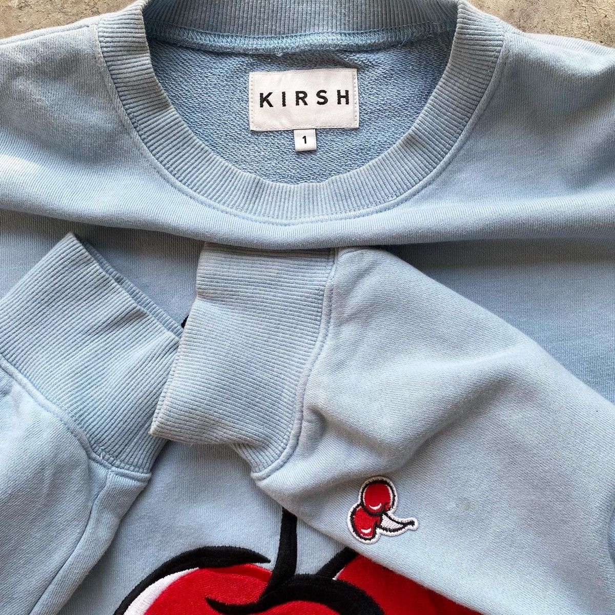 Other Kirsh Big Cherry Sweatshirt Size ONE SIZE - 5 Thumbnail
