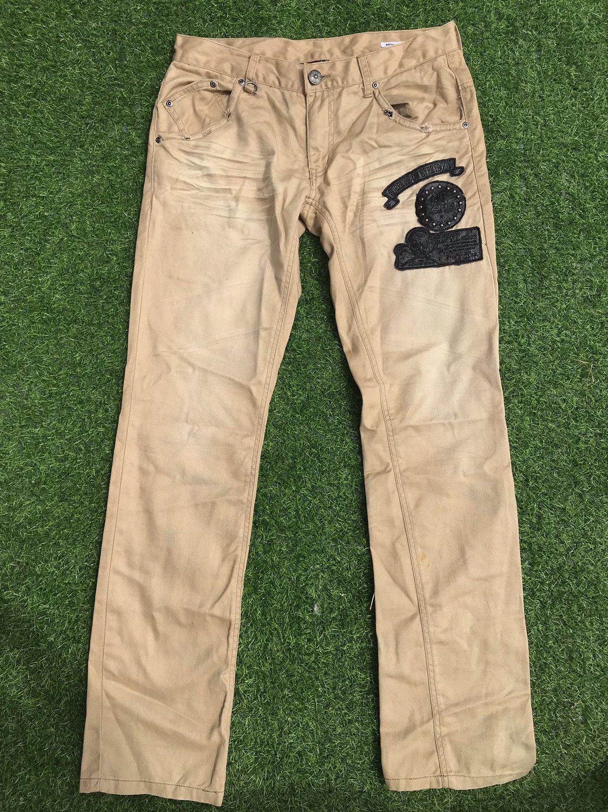 semanticdesign Vintage Semantic Design Distressed Pants Size US 31 - 1 Thumbnail