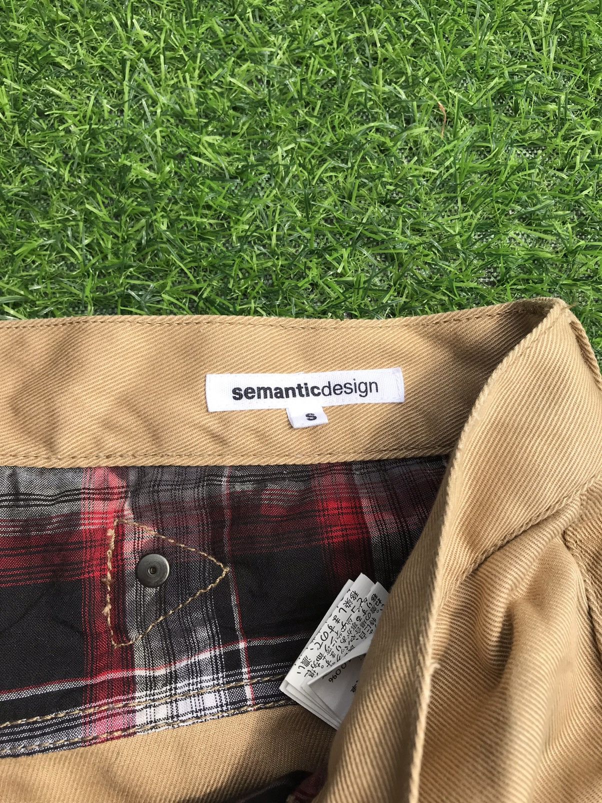 semanticdesign Vintage Semantic Design Distressed Pants Size US 31 - 11 Thumbnail