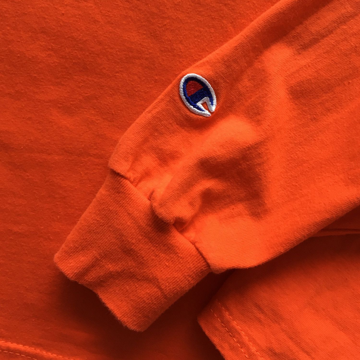 Champion Blank Long Sleeve T-Shirt - Orange in Size L Size US L / EU 52-54 / 3 - 2 Thumbnail