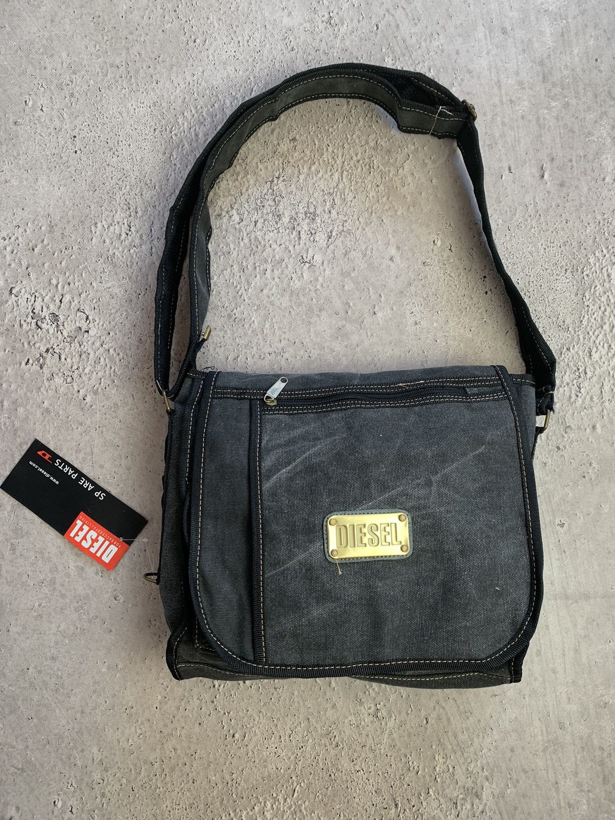 Diesel Diesel sling bag Vintage Y2K multi pocket bag military 90s Grailed