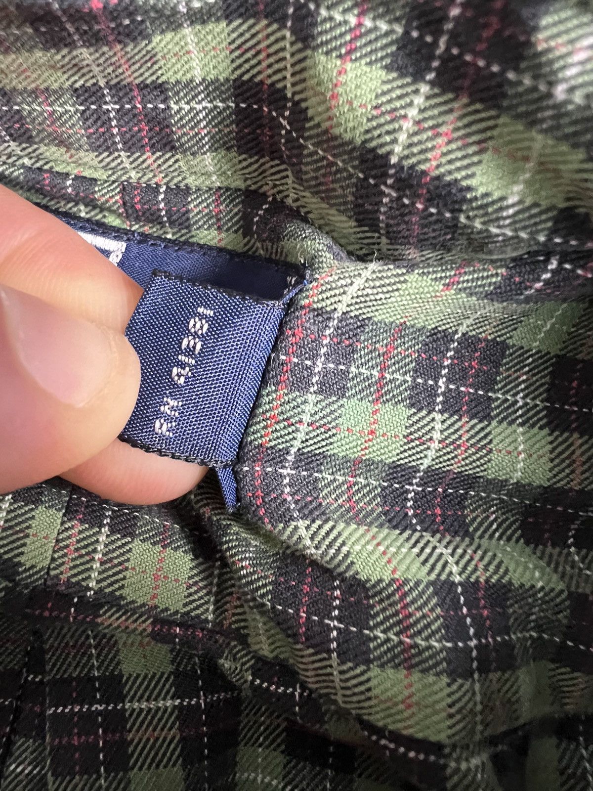 Polo Ralph Lauren × Ralph Lauren × Vintage Shirt Polo Ralph Lauren Vintage Checkered Flanel Red Pony Size US L / EU 52-54 / 3 - 8 Thumbnail