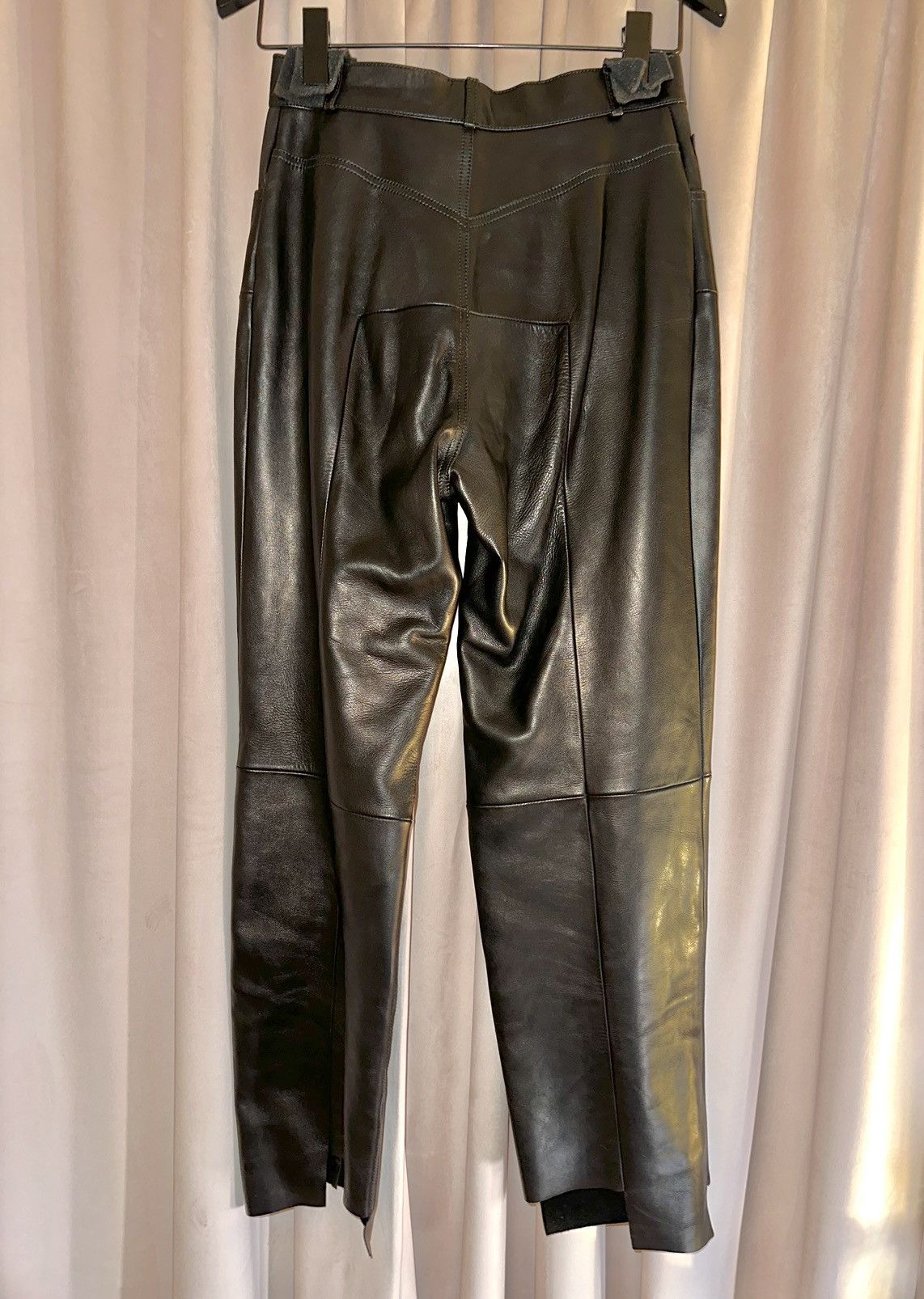 Vetements VETEMENTS CLASSIC REWORKED LEATHER BIKER PANTS Size 27" / US 4 / IT 40 - 6 Thumbnail
