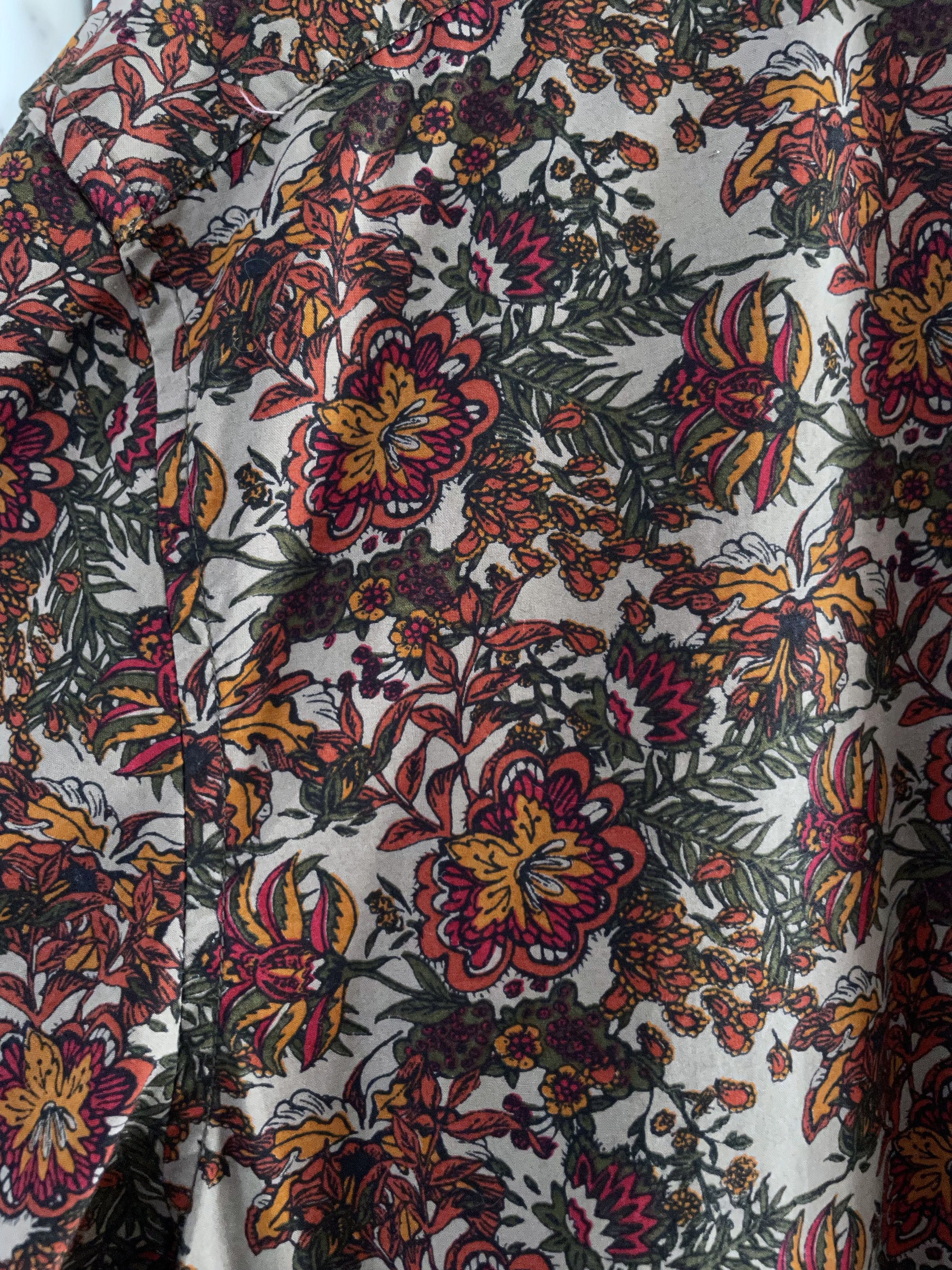 Antony Morato MULTICOLOUR FLORAL BOTANICAL PRINTED COTTON DRESS SHIRT Size US XXL / EU 58 / 5 - 5 Thumbnail