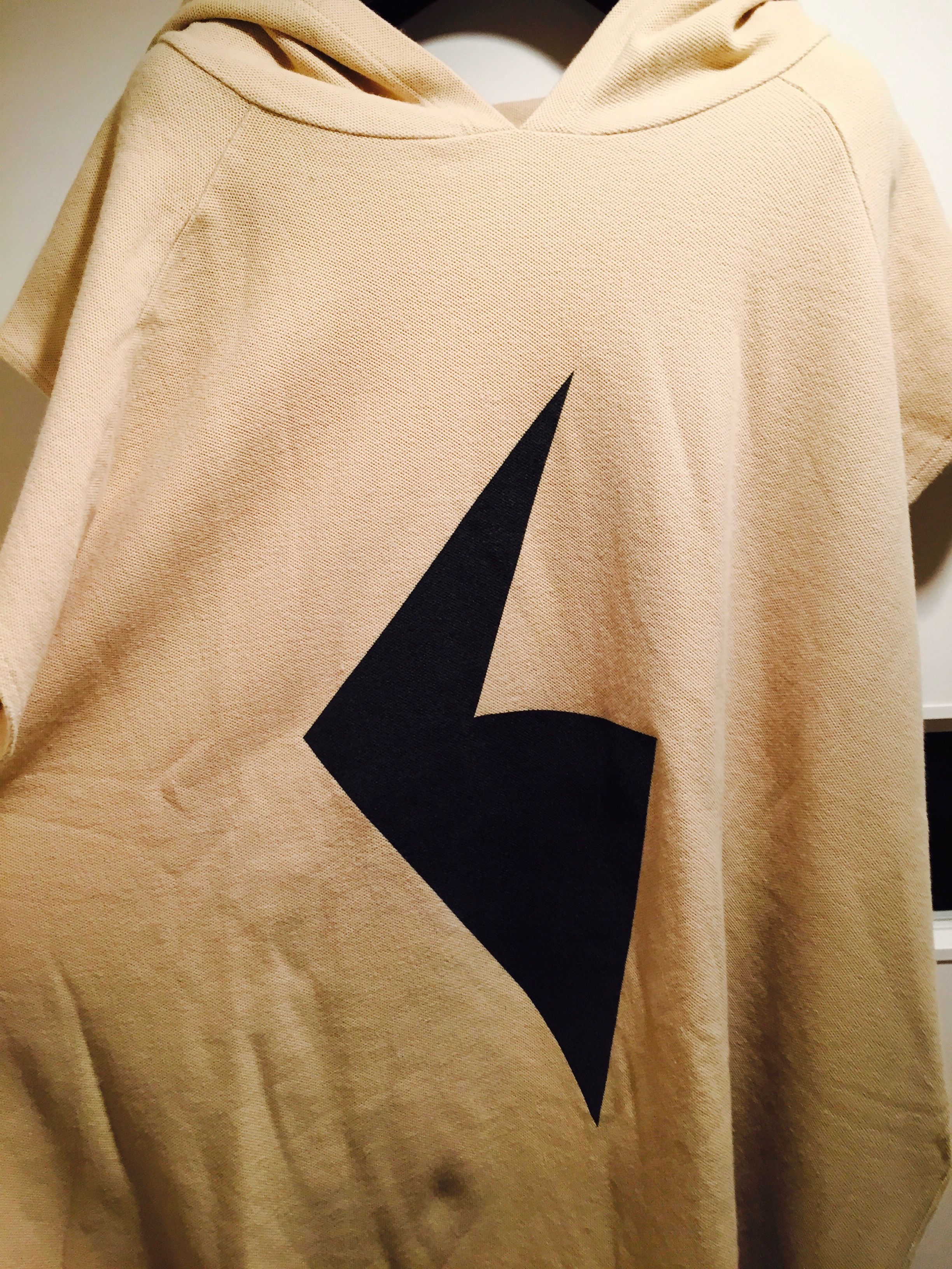 Raf Simons RARE SS05 ARCHIVE LIGHTNING PRINTED SLEEVELESS HOODIE Size US M / EU 48-50 / 2 - 3 Thumbnail