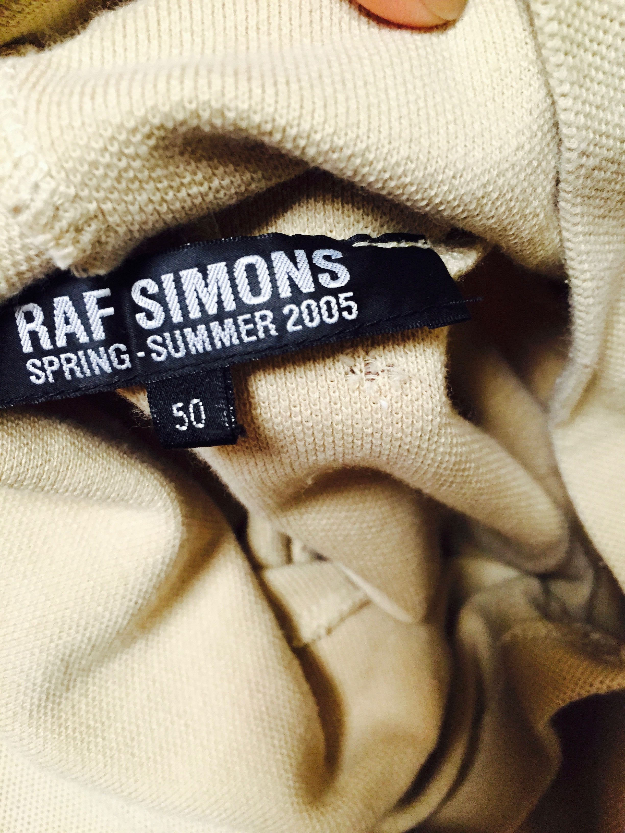 Raf Simons RARE SS05 ARCHIVE LIGHTNING PRINTED SLEEVELESS HOODIE Size US M / EU 48-50 / 2 - 5 Thumbnail