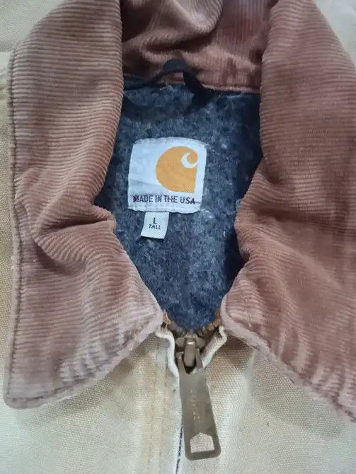 Carhartt Vintage 80s J001 BRN Carhartt Detroit Work Jacket Size US XL / EU 56 / 4 - 3 Thumbnail