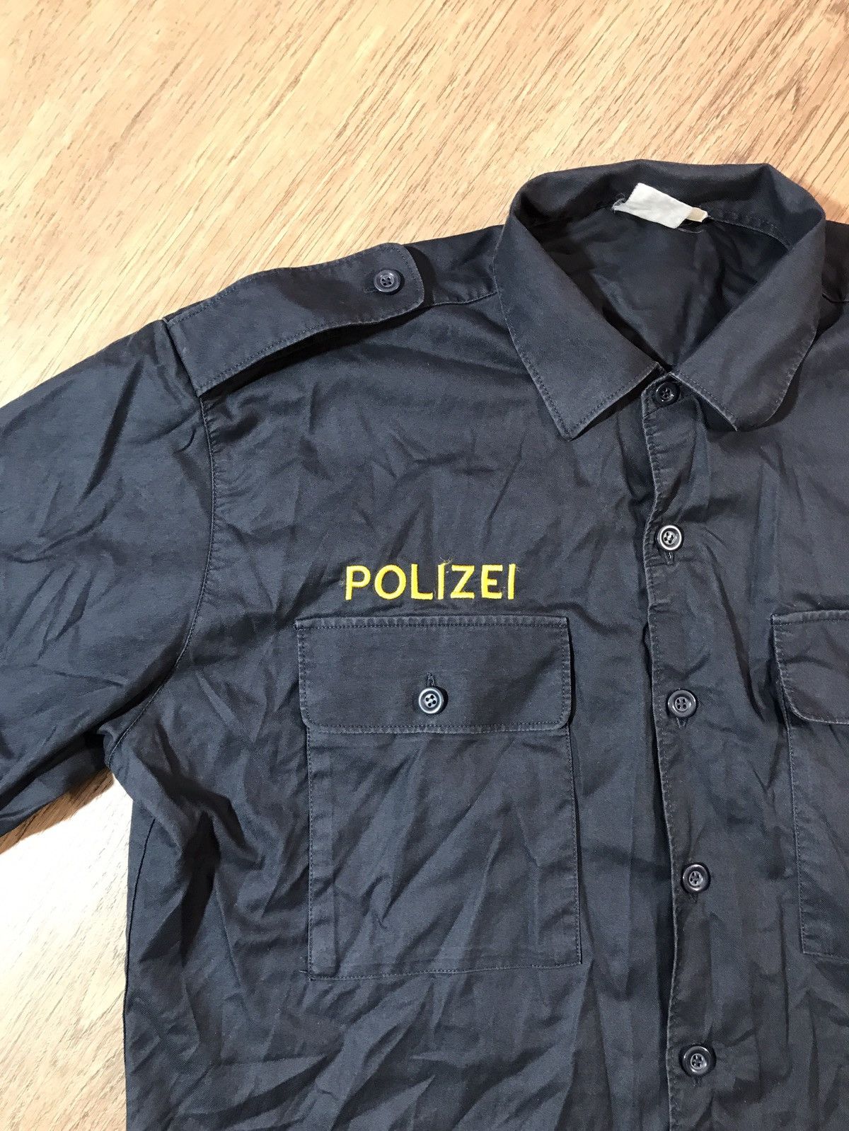 Vintage Vintage POLIZEI shirt Vetements Style Size US L / EU 52-54 / 3 - 2 Thumbnail