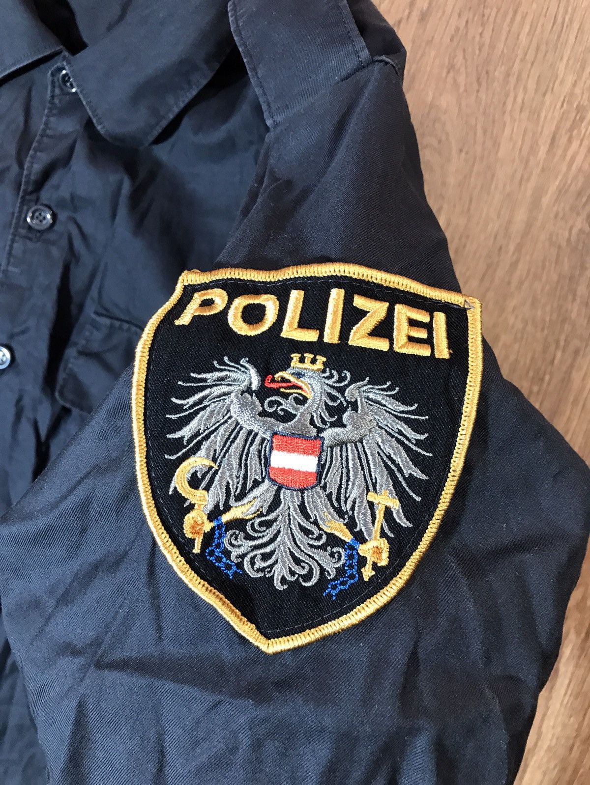 Vintage Vintage POLIZEI shirt Vetements Style Size US L / EU 52-54 / 3 - 3 Thumbnail