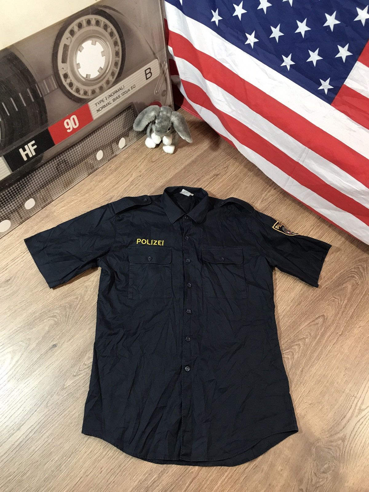 Vintage Vintage POLIZEI shirt Vetements Style Size US L / EU 52-54 / 3 - 1 Thumbnail
