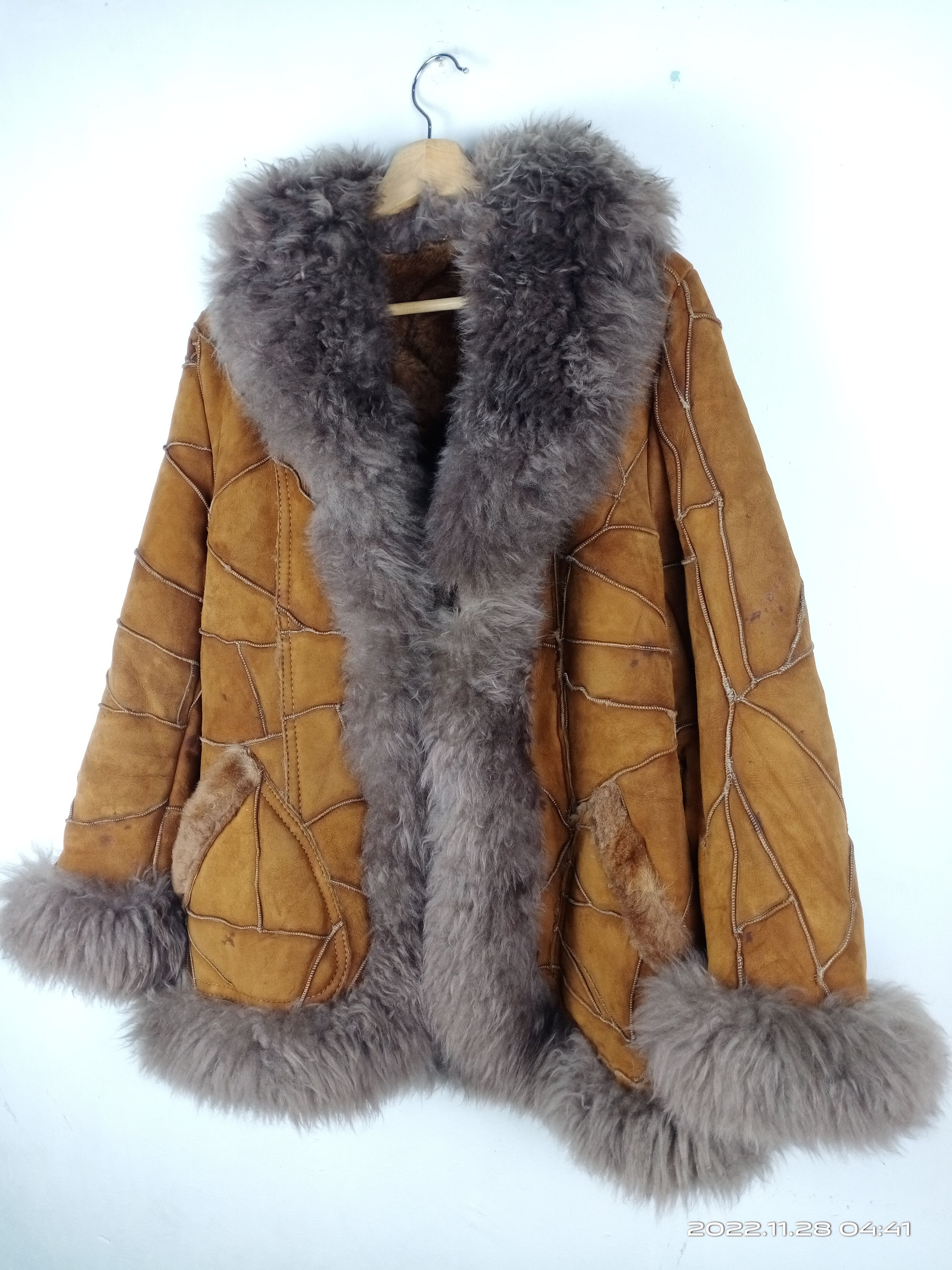 Japanese Brand 💥RARE💥Vintage Unbrand Sheepskin Faux Fur Jacket Size US M / EU 48-50 / 2 - 2 Thumbnail