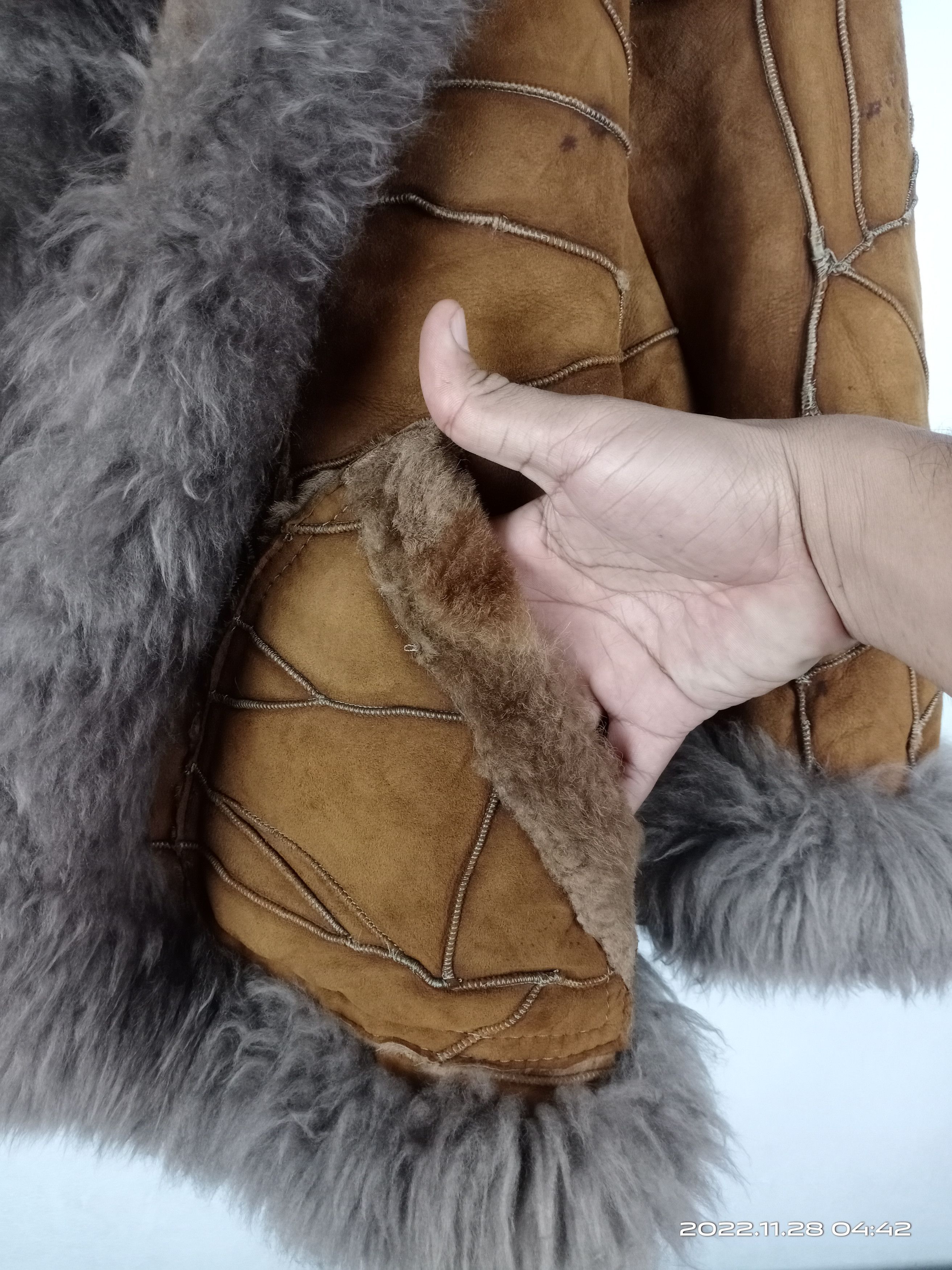 Japanese Brand 💥RARE💥Vintage Unbrand Sheepskin Faux Fur Jacket Size US M / EU 48-50 / 2 - 6 Thumbnail