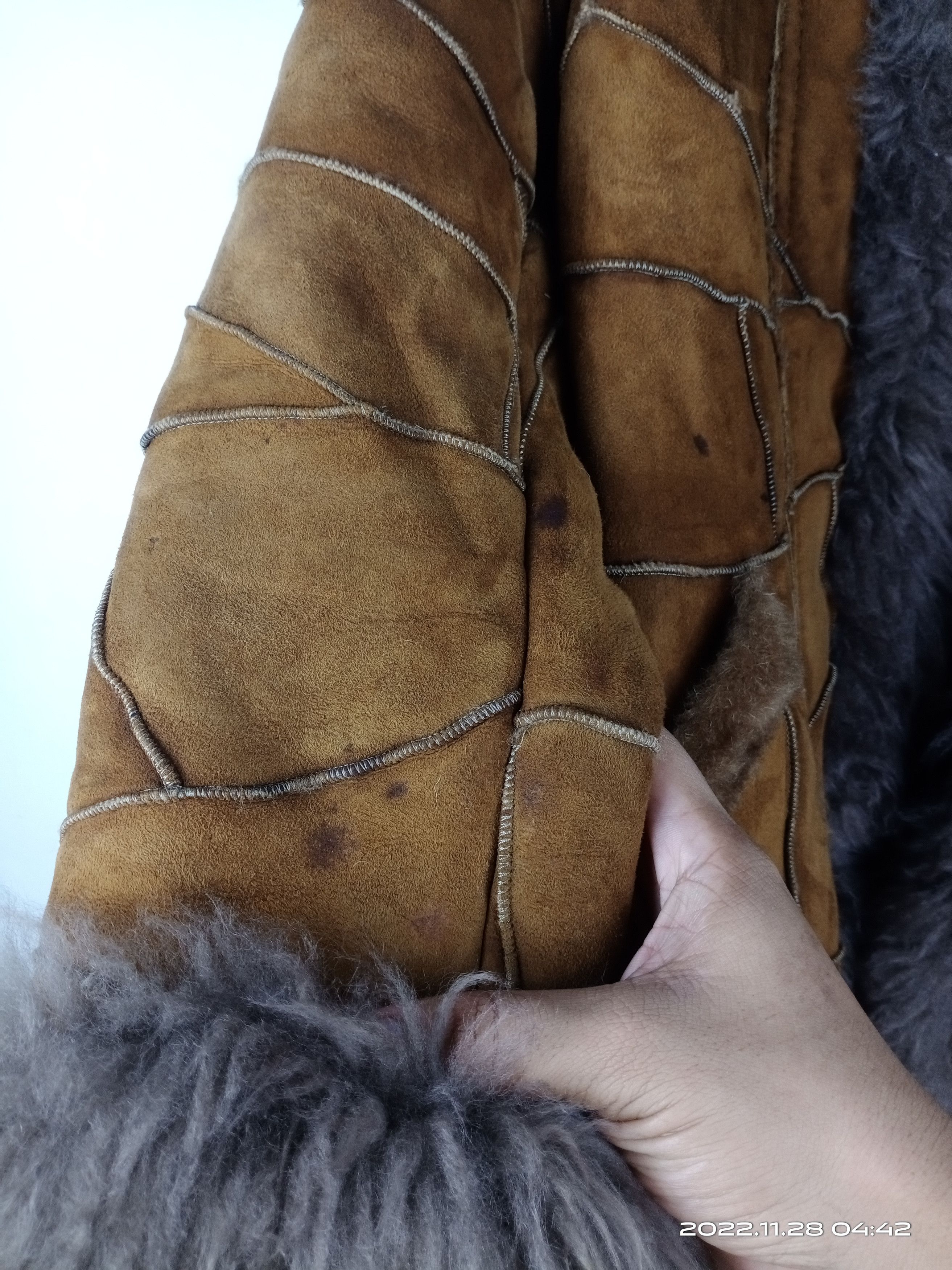 Japanese Brand 💥RARE💥Vintage Unbrand Sheepskin Faux Fur Jacket Size US M / EU 48-50 / 2 - 7 Thumbnail