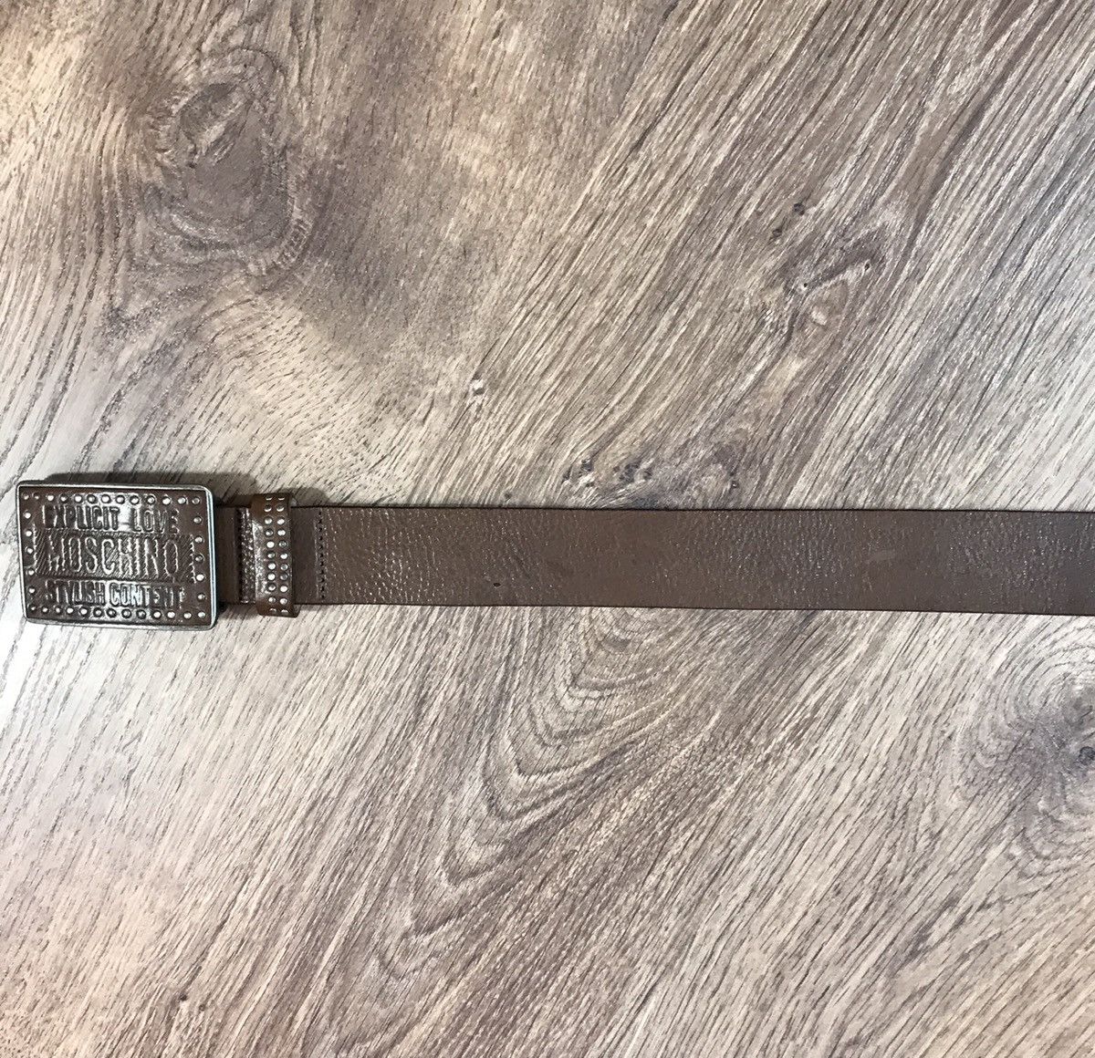 Lucky Brand Moschino Leather rare belt Size ONE SIZE - 11 Thumbnail