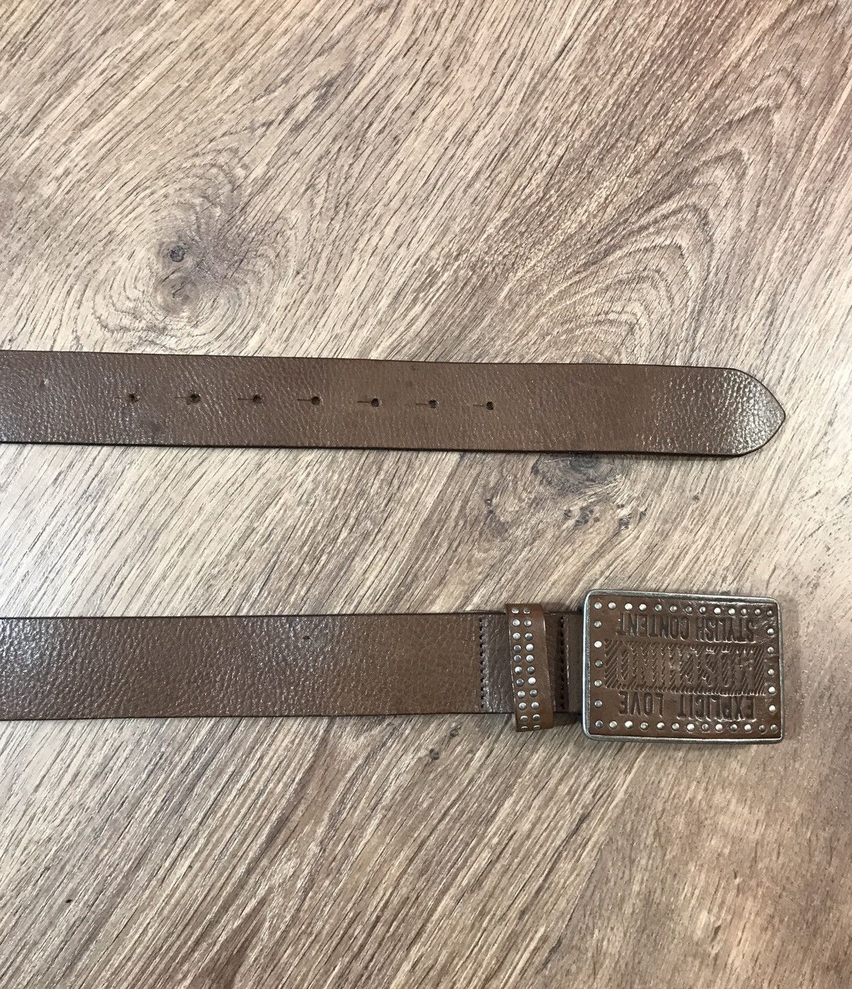 Lucky Brand Moschino Leather rare belt Size ONE SIZE - 9 Thumbnail