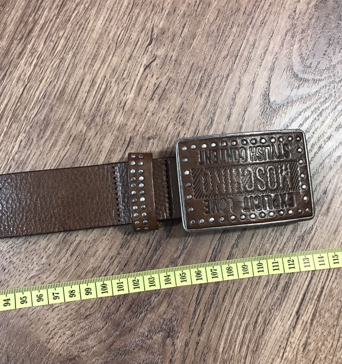 Lucky Brand Moschino Leather rare belt Size ONE SIZE - 14 Thumbnail