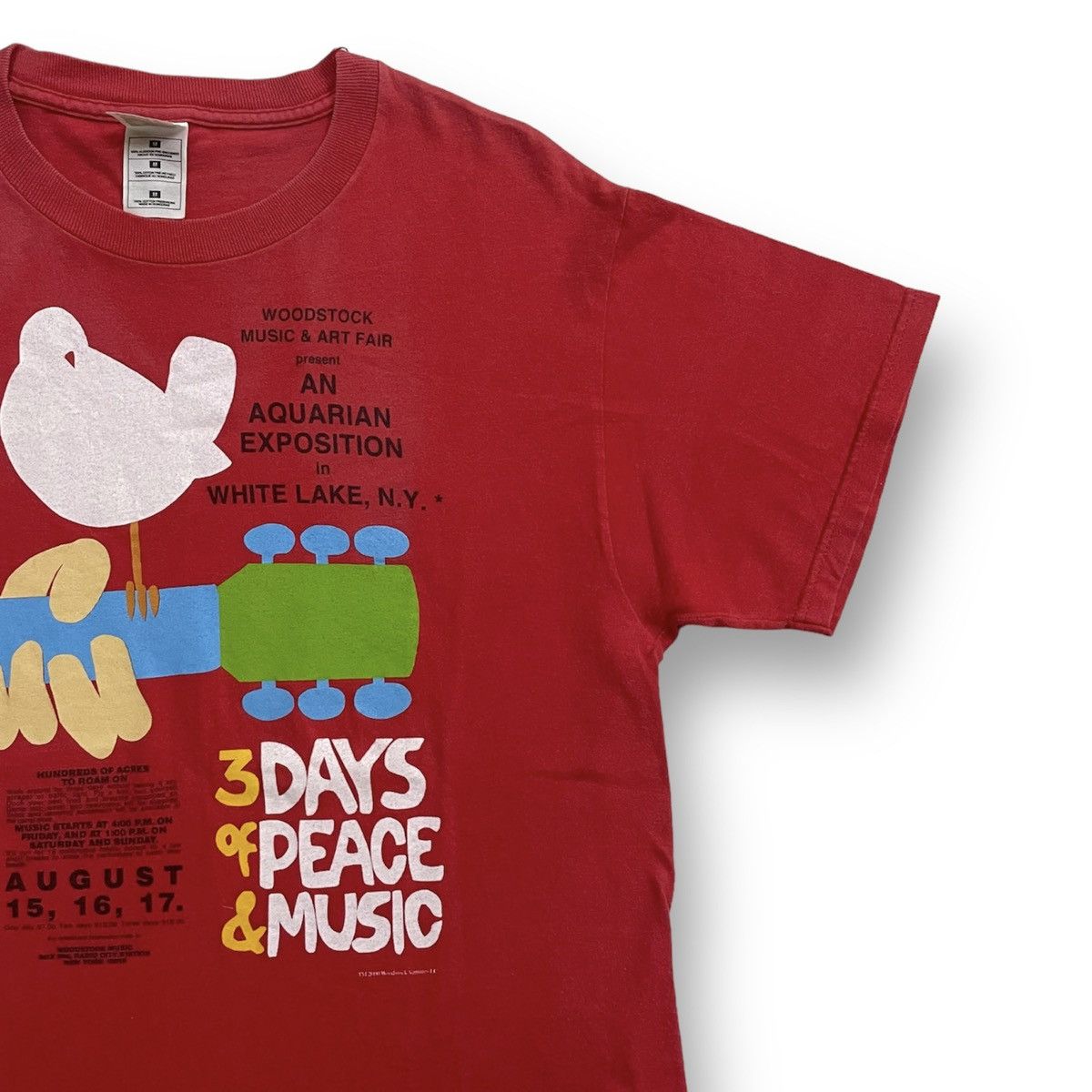 Band Tees 90’s Woodstock Music And Art Fair T Shirt Size US M / EU 48-50 / 2 - 2 Thumbnail