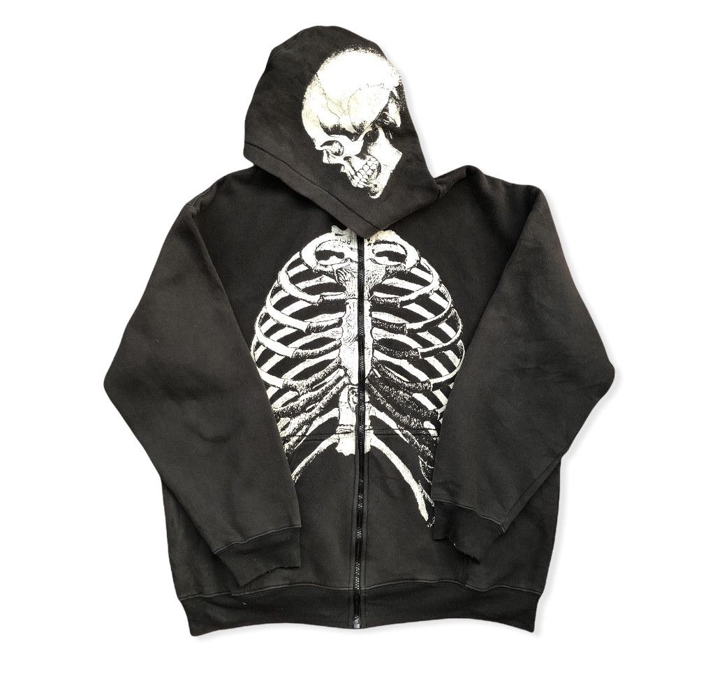 RARE🔥VINTAGE JAPANESE SKELETON HOODIE