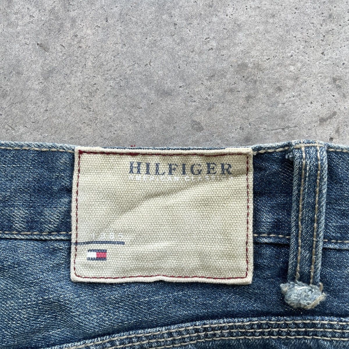 Tommy Hilfiger W34💥 Vintage Tommy Hilfiger Faded Jeans Denim Pants Size US 34 / EU 50 - 10 Thumbnail