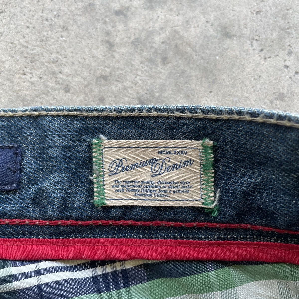 Tommy Hilfiger W34💥 Vintage Tommy Hilfiger Faded Jeans Denim Pants Size US 34 / EU 50 - 8 Thumbnail