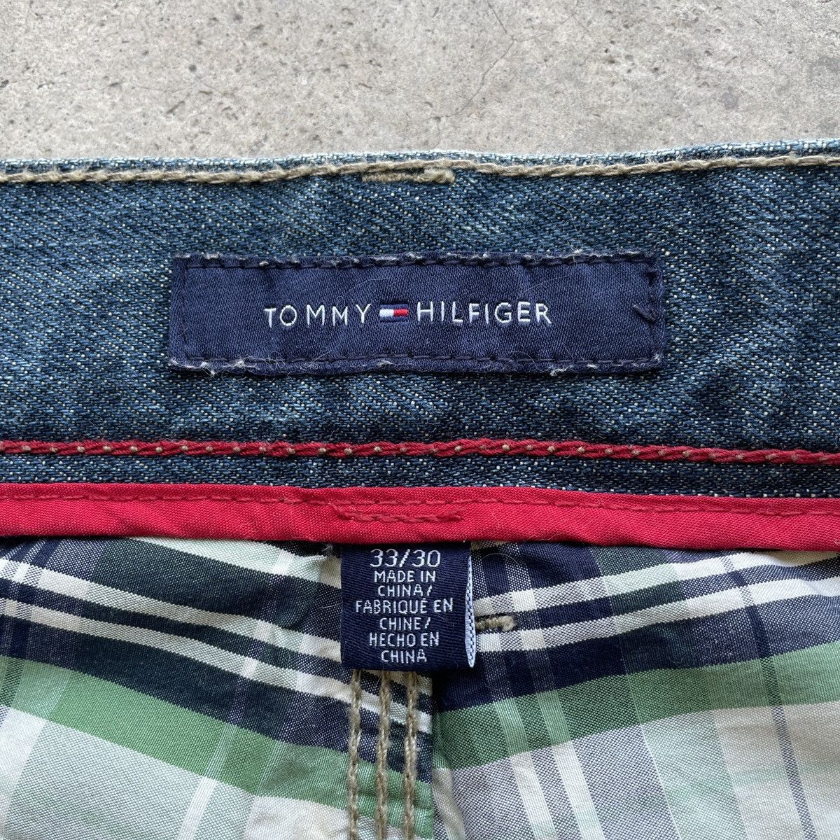 Tommy Hilfiger W34💥 Vintage Tommy Hilfiger Faded Jeans Denim Pants Size US 34 / EU 50 - 7 Thumbnail