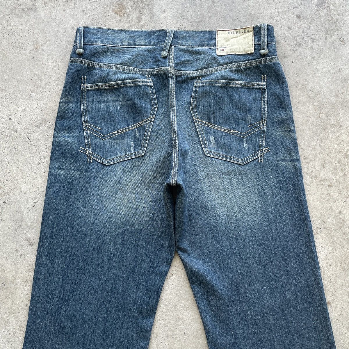 Tommy Hilfiger W34💥 Vintage Tommy Hilfiger Faded Jeans Denim Pants Size US 34 / EU 50 - 11 Thumbnail