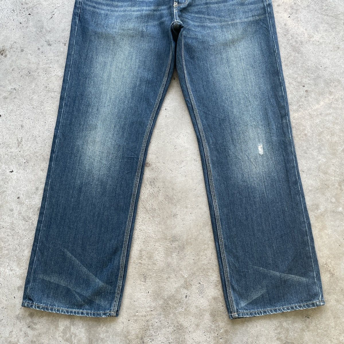 Tommy Hilfiger W34💥 Vintage Tommy Hilfiger Faded Jeans Denim Pants Size US 34 / EU 50 - 4 Thumbnail