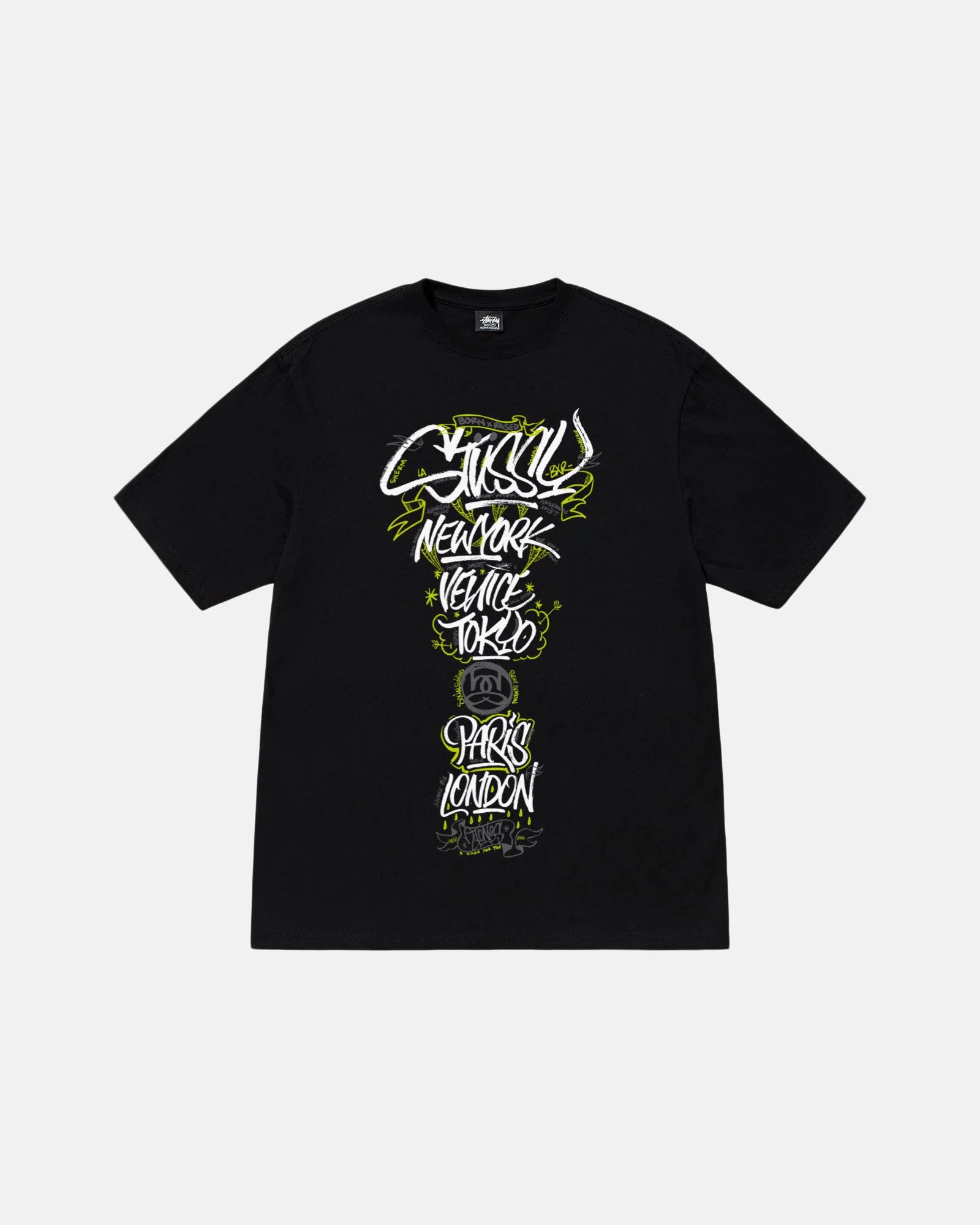 Born X Raised × Stussy STÜSSY & BORN X RAISED HANDSTYLES TEE Size US XXL / EU 58 / 5 - 1 Thumbnail