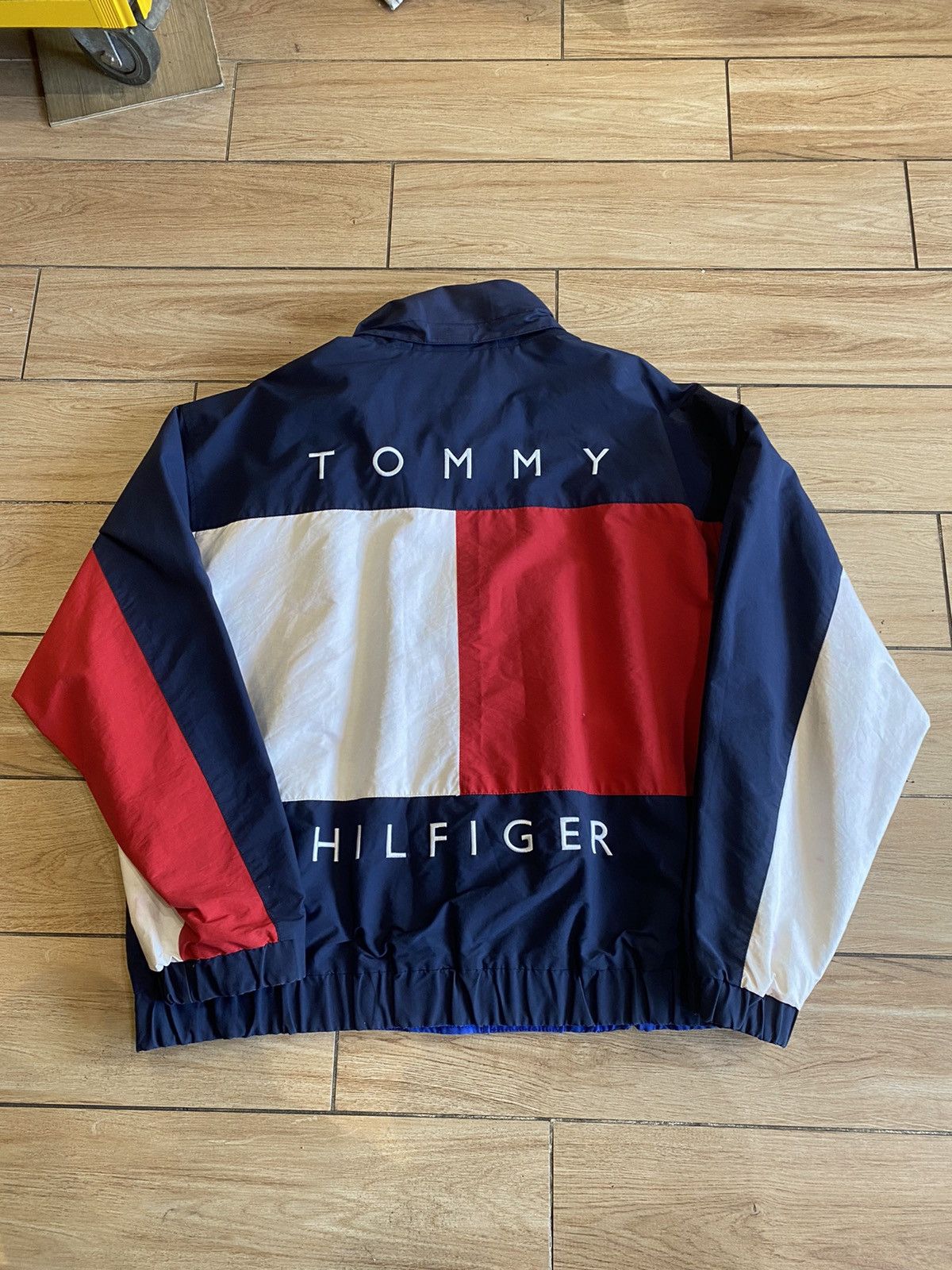 Vintage tommy hilfiger reversible jacket hotsell
