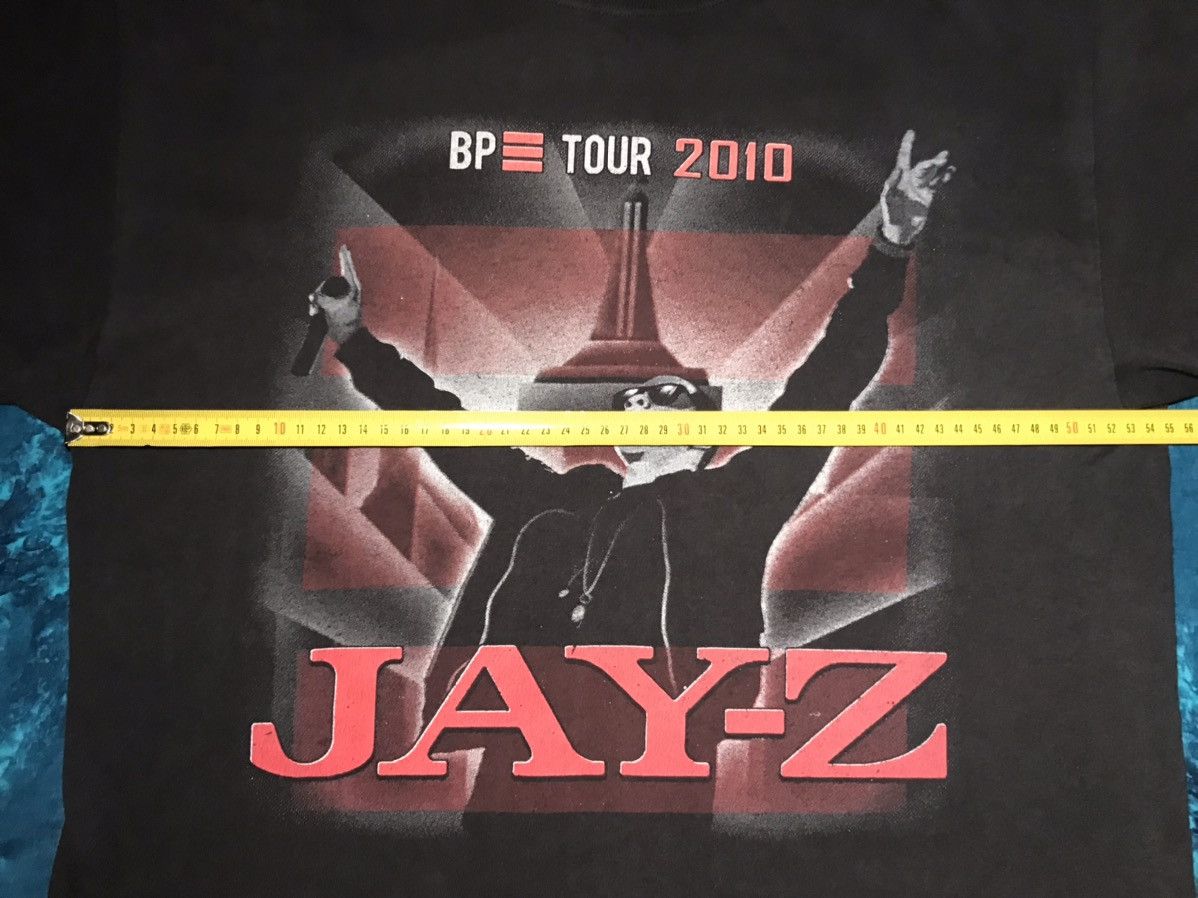 Jay-Z Vintage 2010 JAY-Z BPIII Blueprint 3 Concert Tour Rap Tee Size US L / EU 52-54 / 3 - 7 Thumbnail