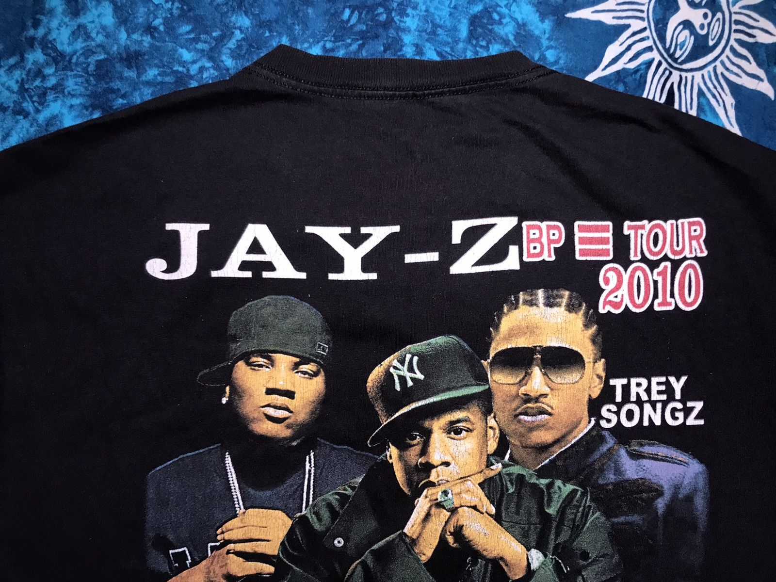 Jay-Z Vintage 2010 JAY-Z BPIII Blueprint 3 Concert Tour Rap Tee Size US L / EU 52-54 / 3 - 15 Thumbnail