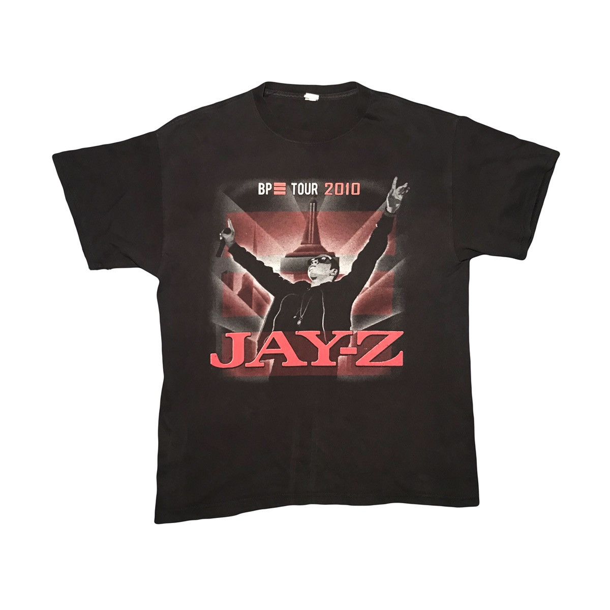 Jay-Z Vintage 2010 JAY-Z BPIII Blueprint 3 Concert Tour Rap Tee Size US L / EU 52-54 / 3 - 1 Thumbnail