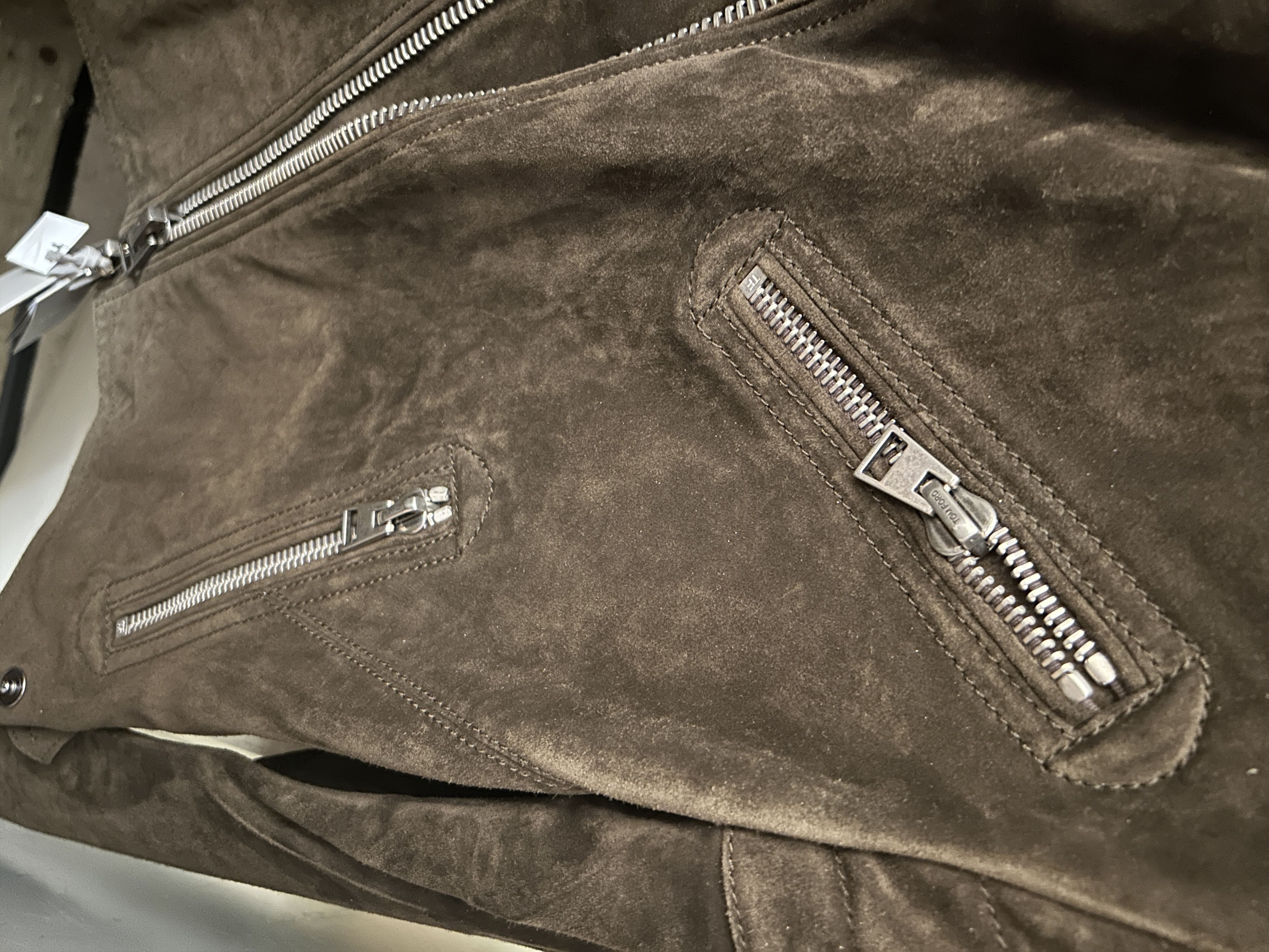 Tom Ford Tom ford Icon suede Jacket Brown Biker Motocycle size IT 44 Size US S / EU 44-46 / 1 - 14 Thumbnail