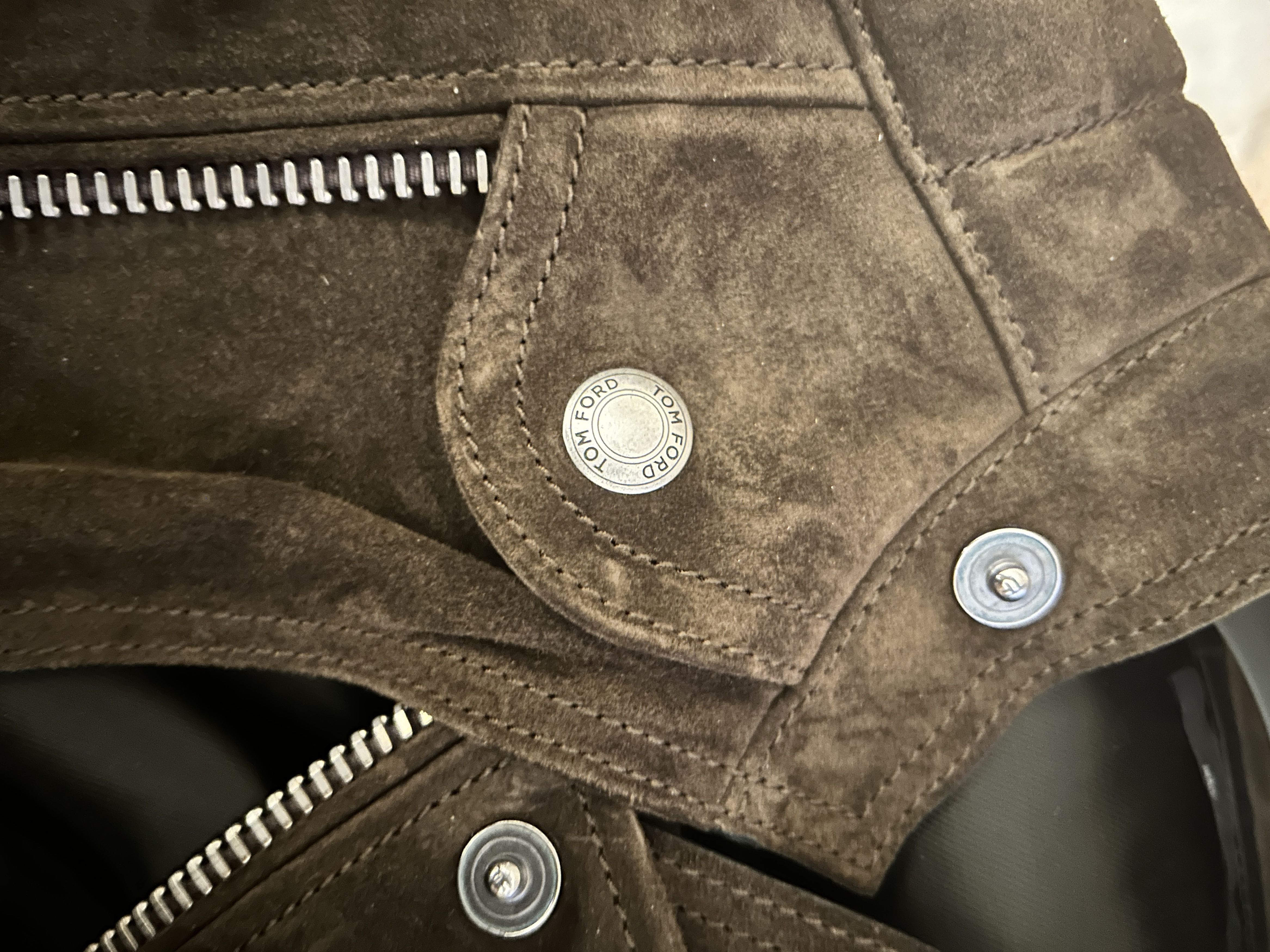 Tom Ford Tom ford Icon suede Jacket Brown Biker Motocycle size IT 44 Size US S / EU 44-46 / 1 - 8 Thumbnail