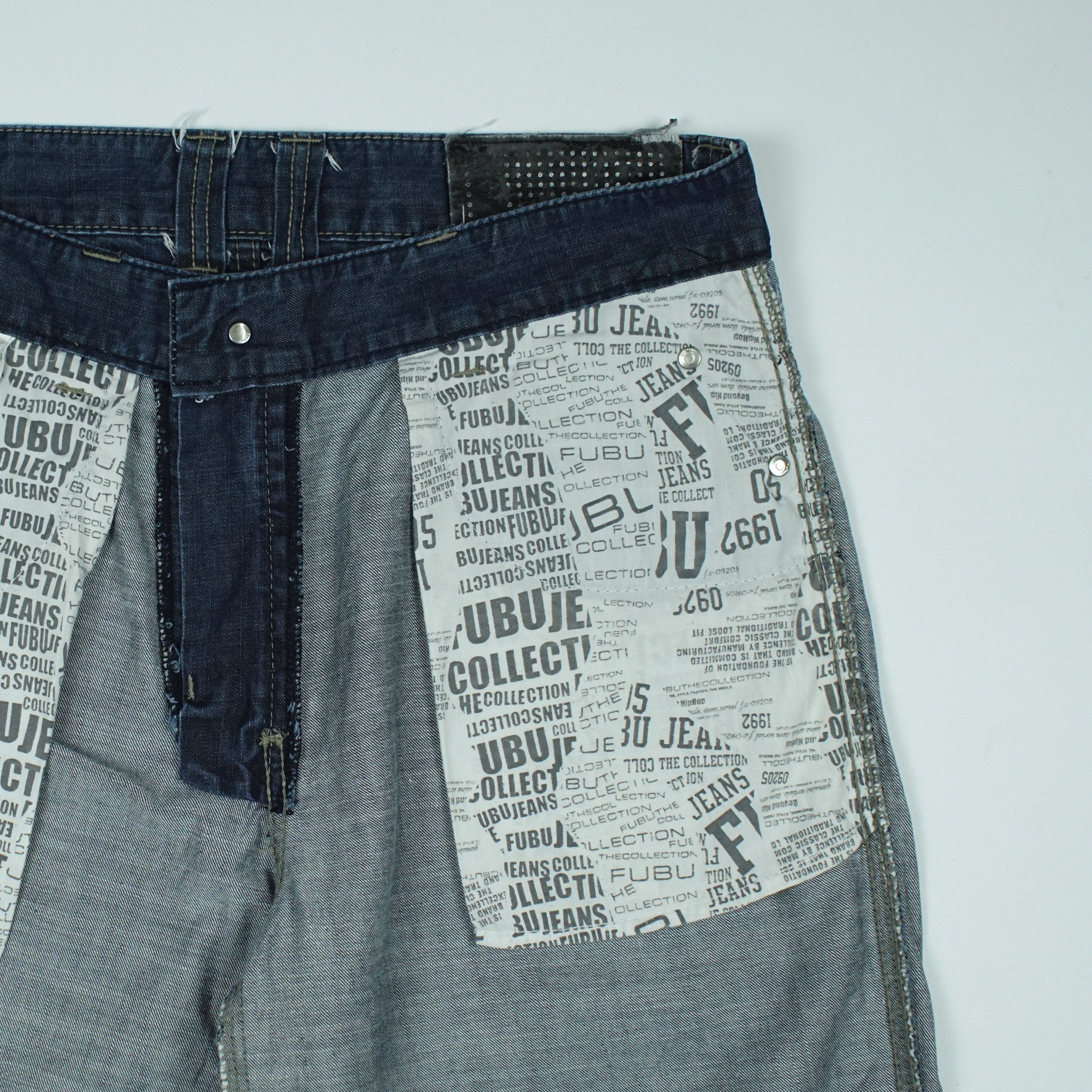 Fubu *NoTariff Y2K Fubu NYC Denim Jorts Size US 31 - 4 Thumbnail