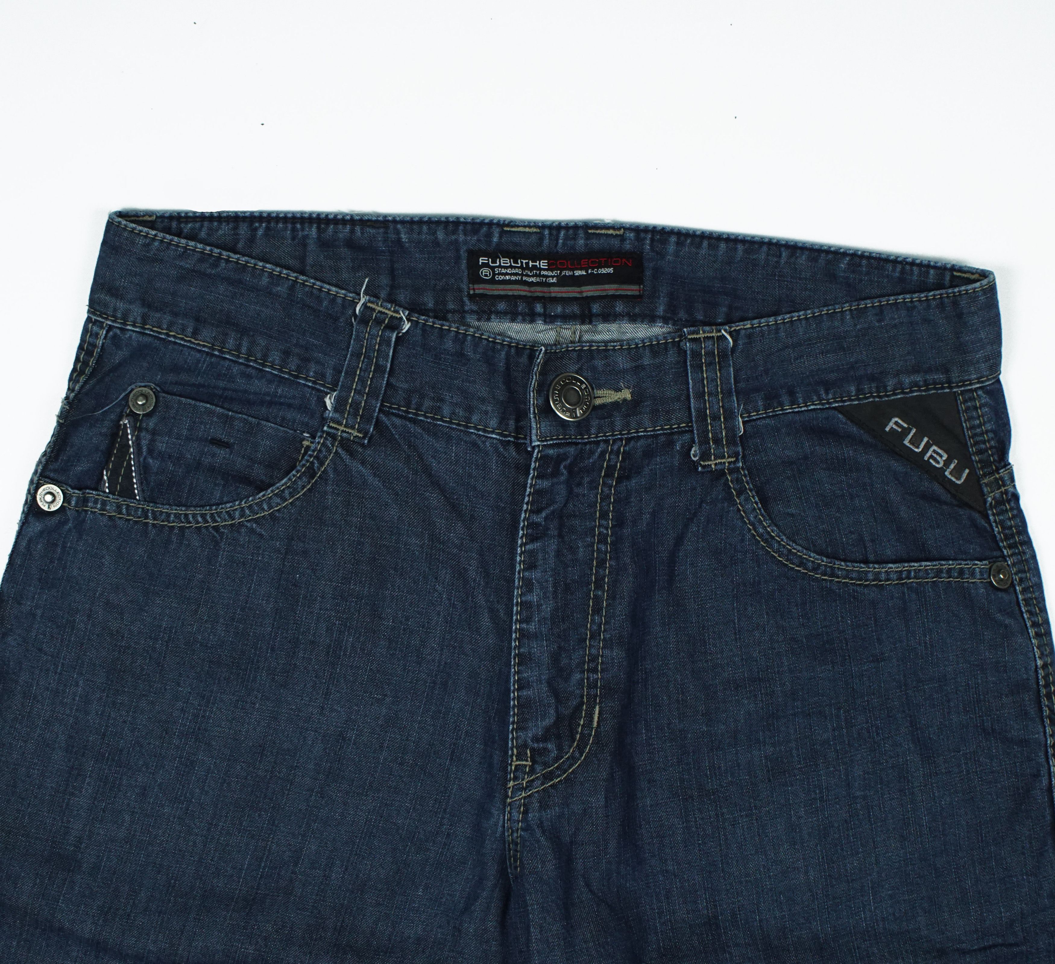 Fubu *NoTariff Y2K Fubu NYC Denim Jorts Size US 31 - 5 Thumbnail