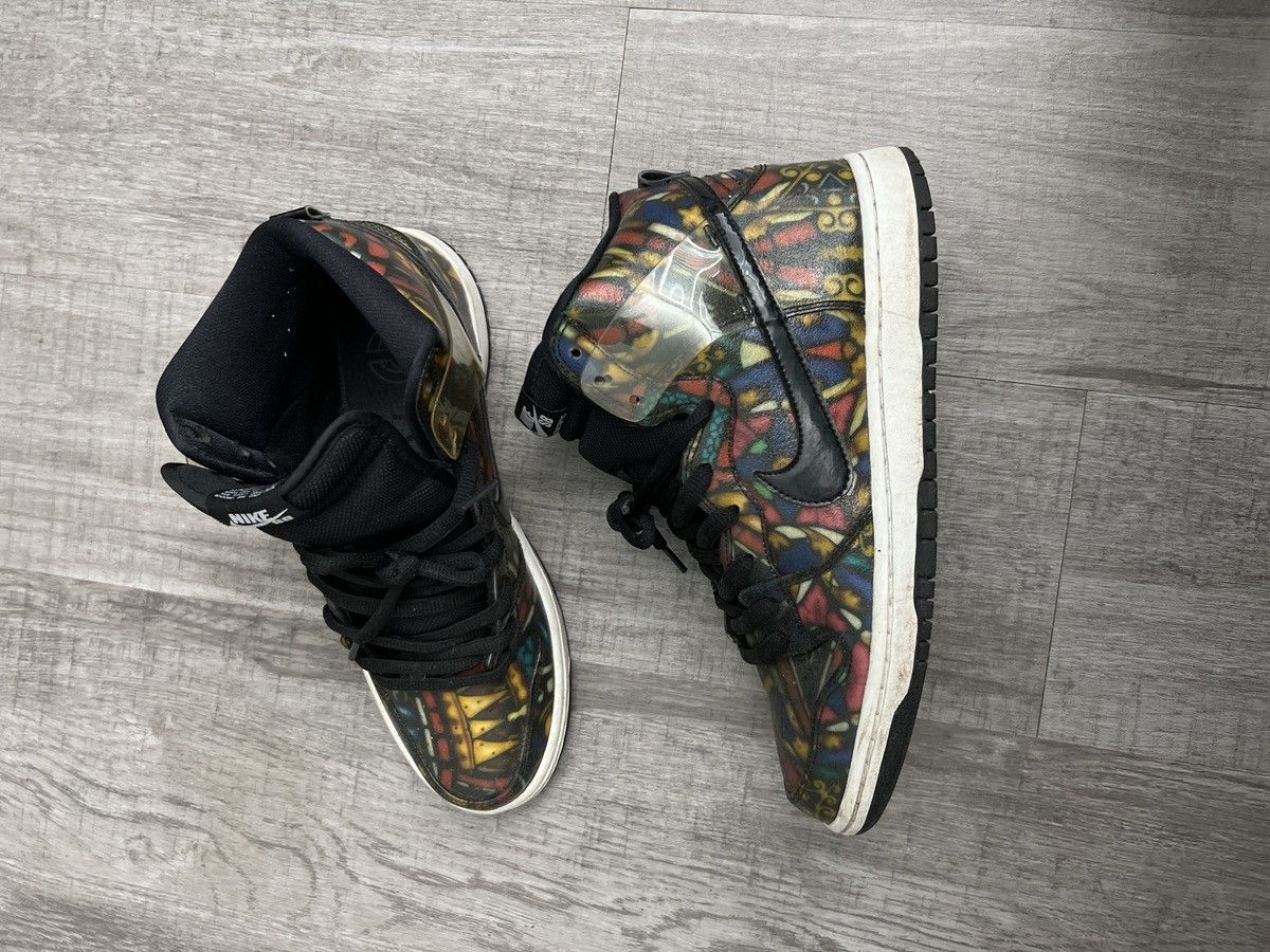 image of Nike Sb Cncpts Dunk High Shoes in Black, Men's (Size 10)